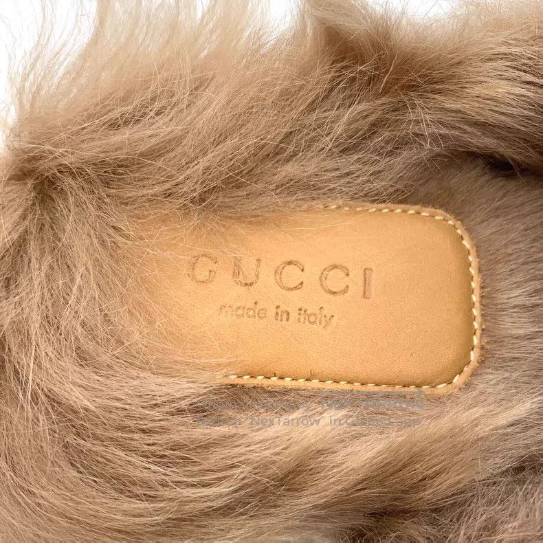 Gucci Gucci Black tiger head love diamond round toe leather mule Size US 4.5 / IT 34.5 - 7 Thumbnail