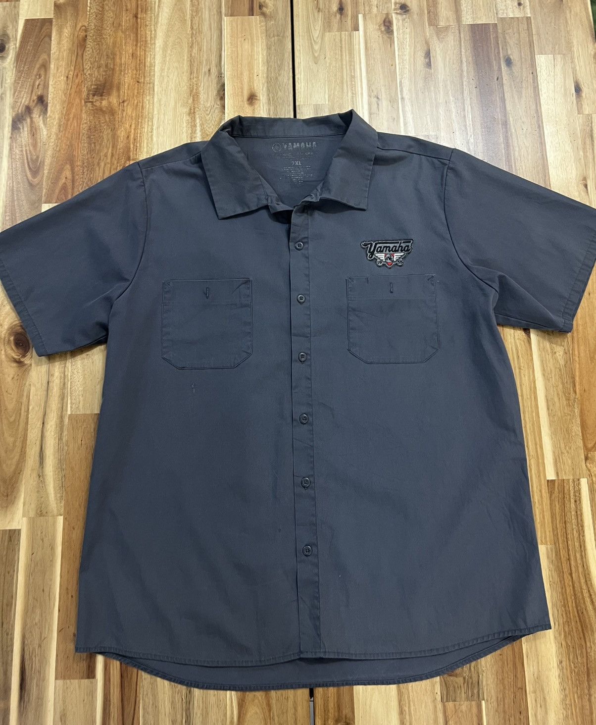 Yamaha Vintage Yamaha Motorbike USA WorkShirts Size US XXL / EU 58 / 5 - 5 Thumbnail