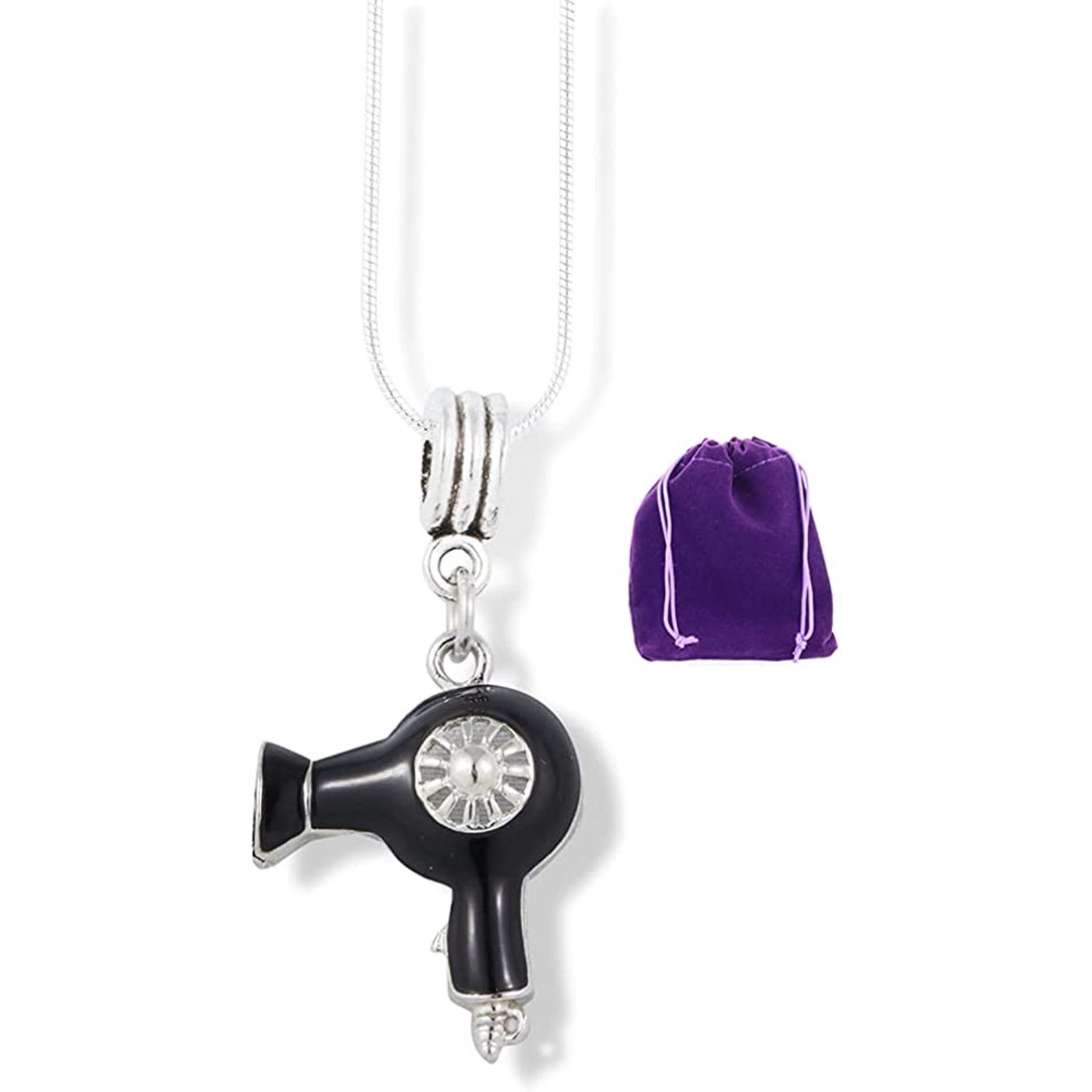 & Other Stories Hair Dryer - Hair Stylist Charm Snake Chain Necklace Size ONE SIZE - 1 Thumbnail