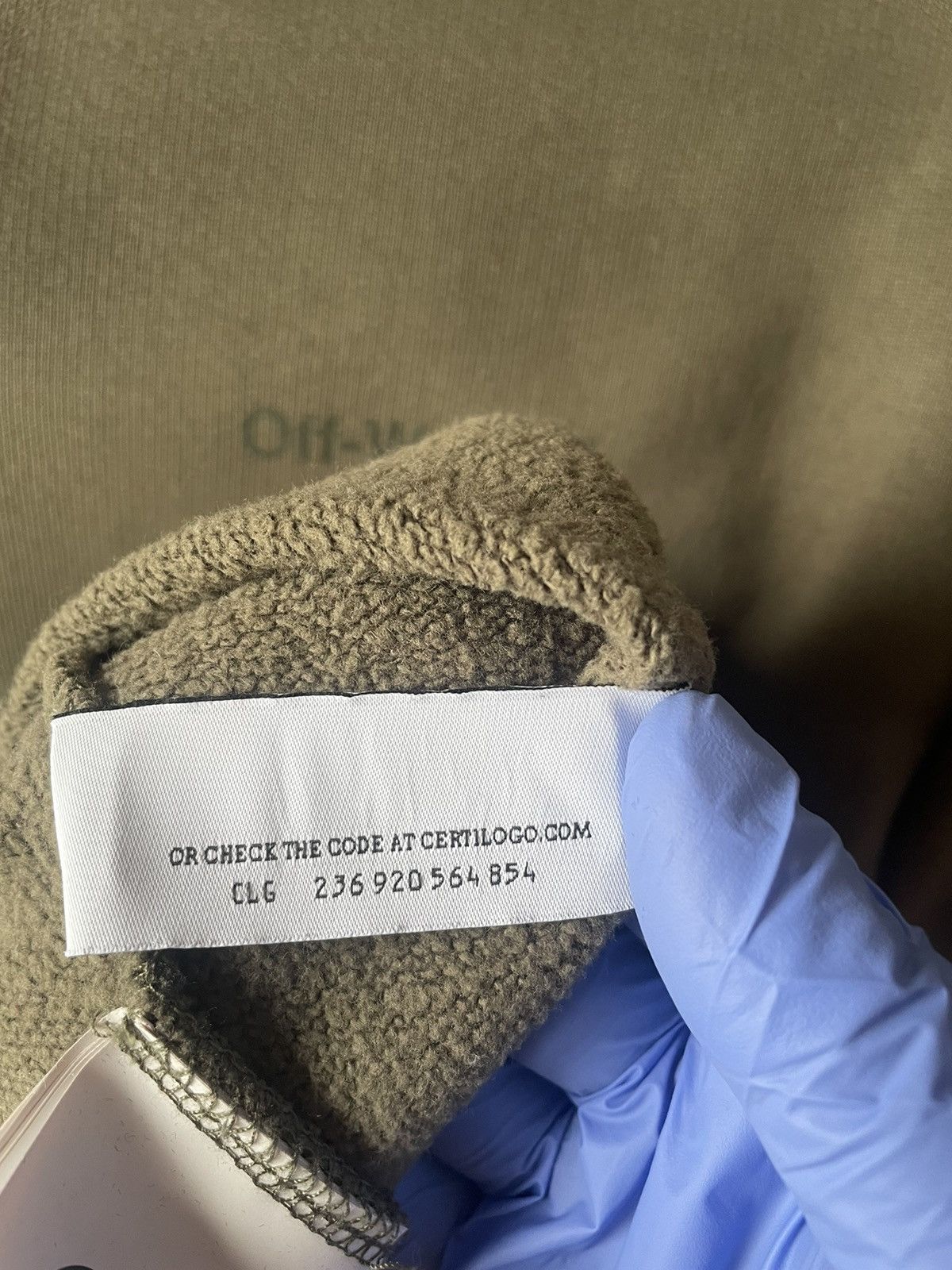 Off-White Dark Green Crewneck by Off-White Size US M / EU 48-50 / 2 - 3 Thumbnail