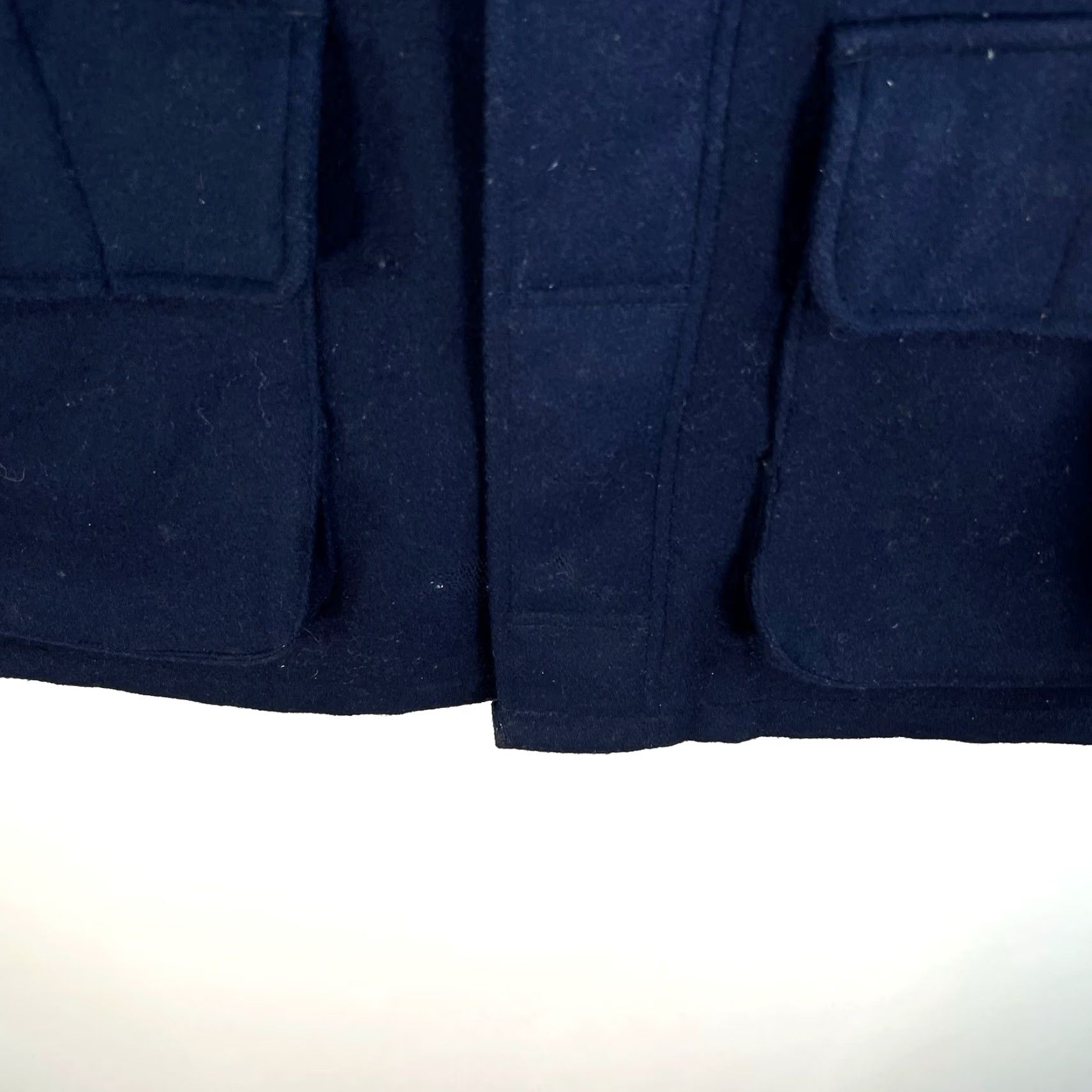 Orvis Orvis 100% Wool Full Zip Chore Coat Jacket Men's XL Blue Leather Trim EUC Size US XL / EU 56 / 4 - 4 Thumbnail