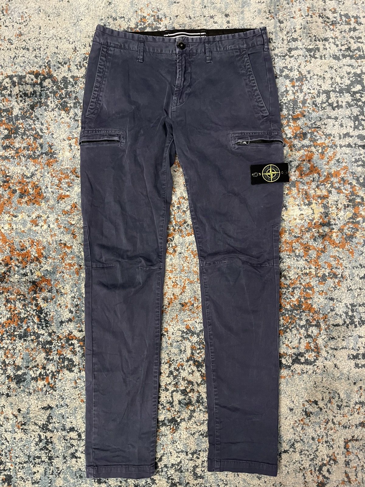 image of Stone Island Navy Pants, Men's (Size 31)