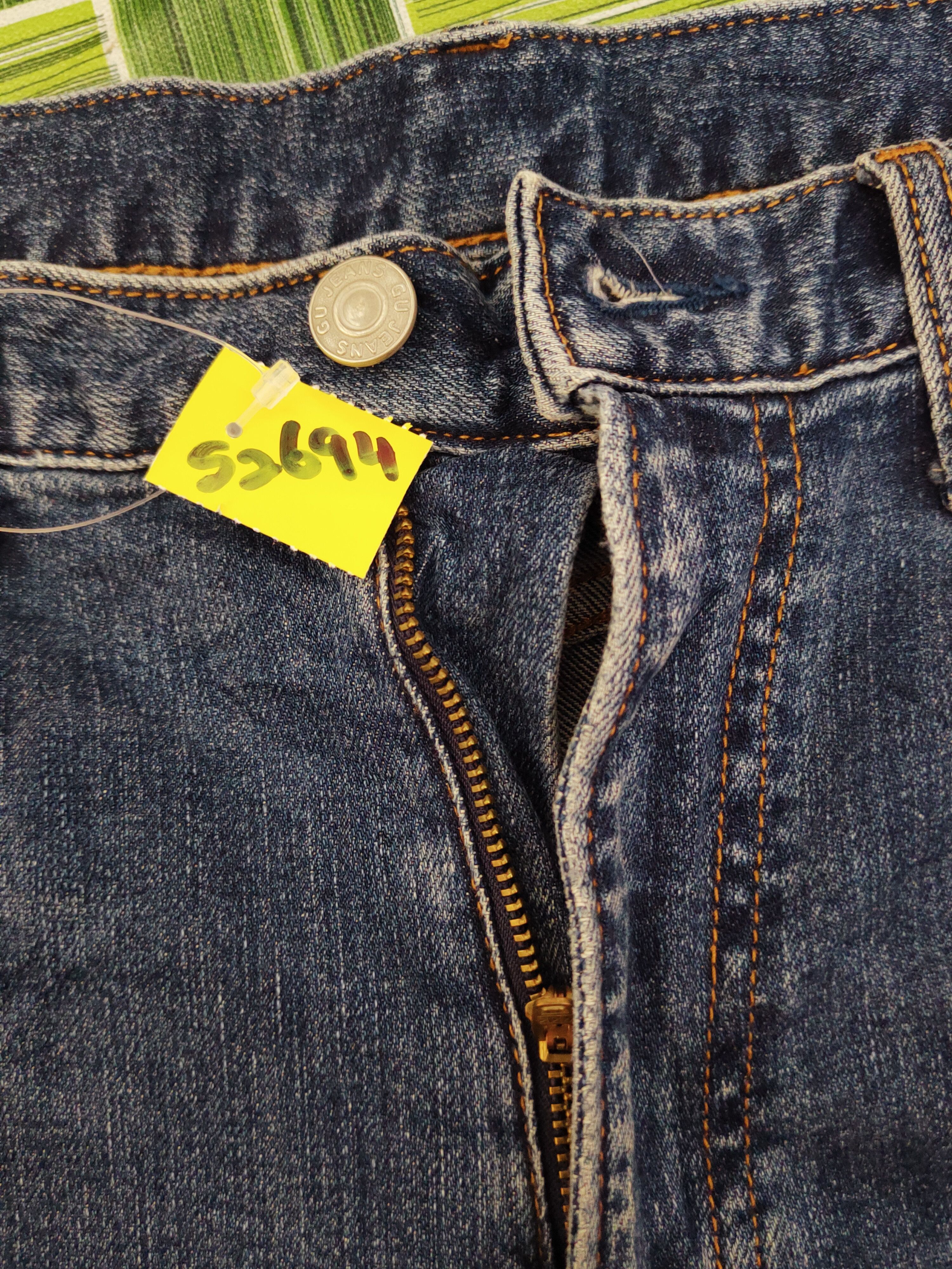 GU GU Blue Distressed Ripped Jeans #S2694 Size US 32 / EU 48 - 15 Thumbnail