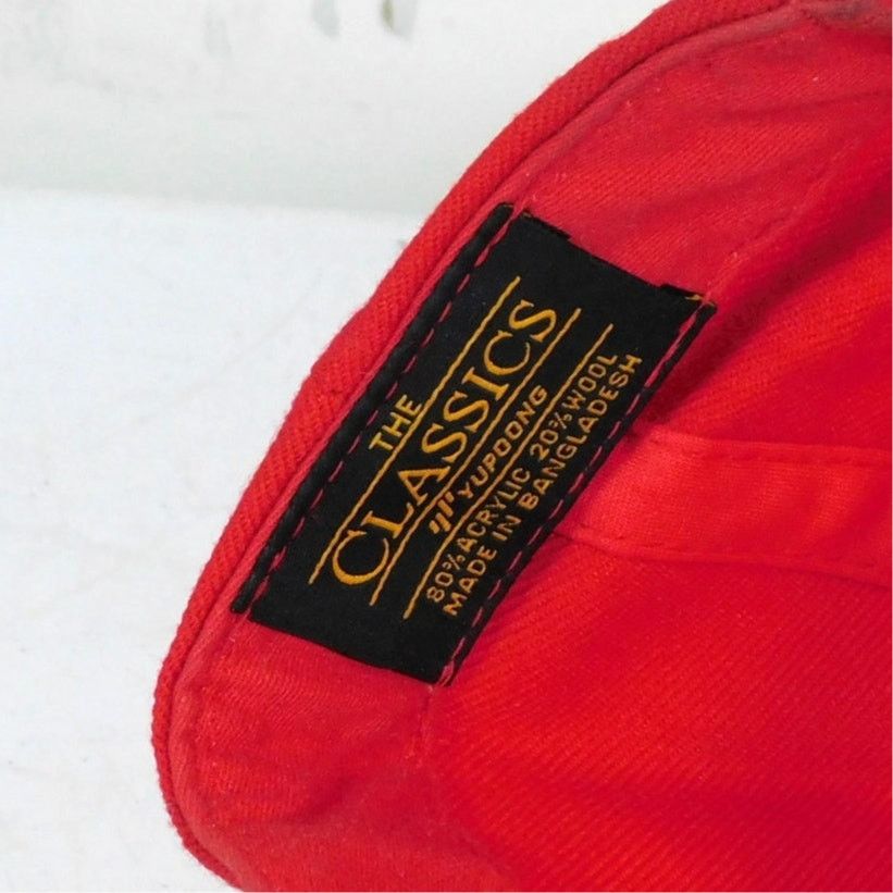 Brixton Brixton Supply Snapback Hat Red Adjustable Logo Patch Size ONE SIZE - 7 Thumbnail