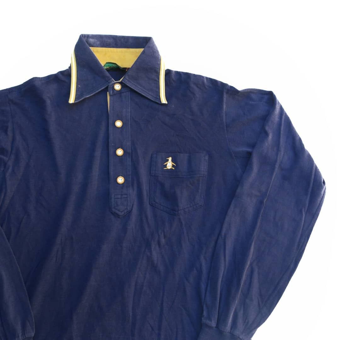 Grand Slam Vintage Classic Grand Slam Munsingwear Navy Blue Size US L / EU 52-54 / 3 - 1 Thumbnail