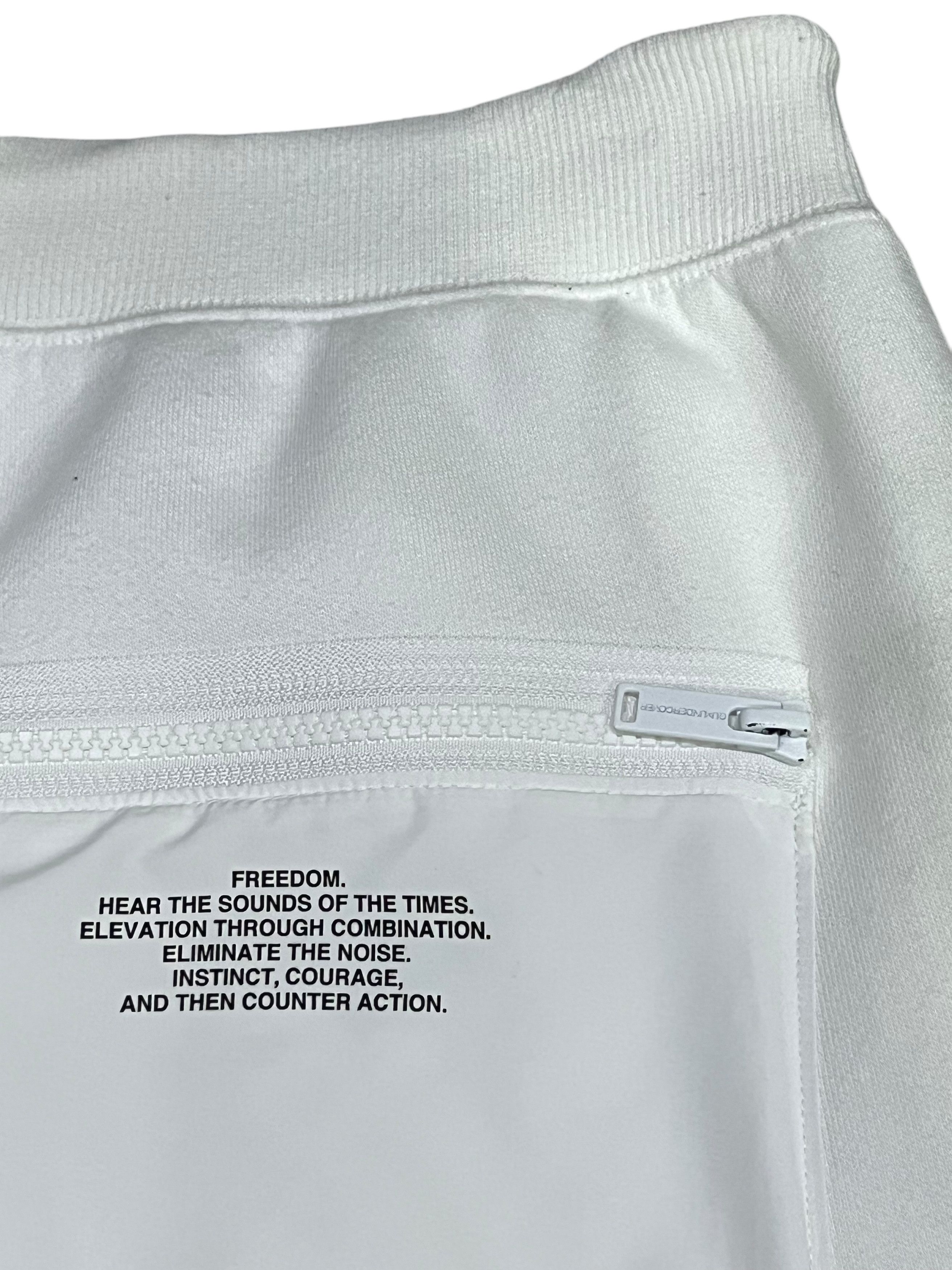 Undercover 🔥🎧"FREEDOM NOISE" GUxUNDERCOVER White Sweat Pants Size US 34 / EU 50 - 6 Thumbnail