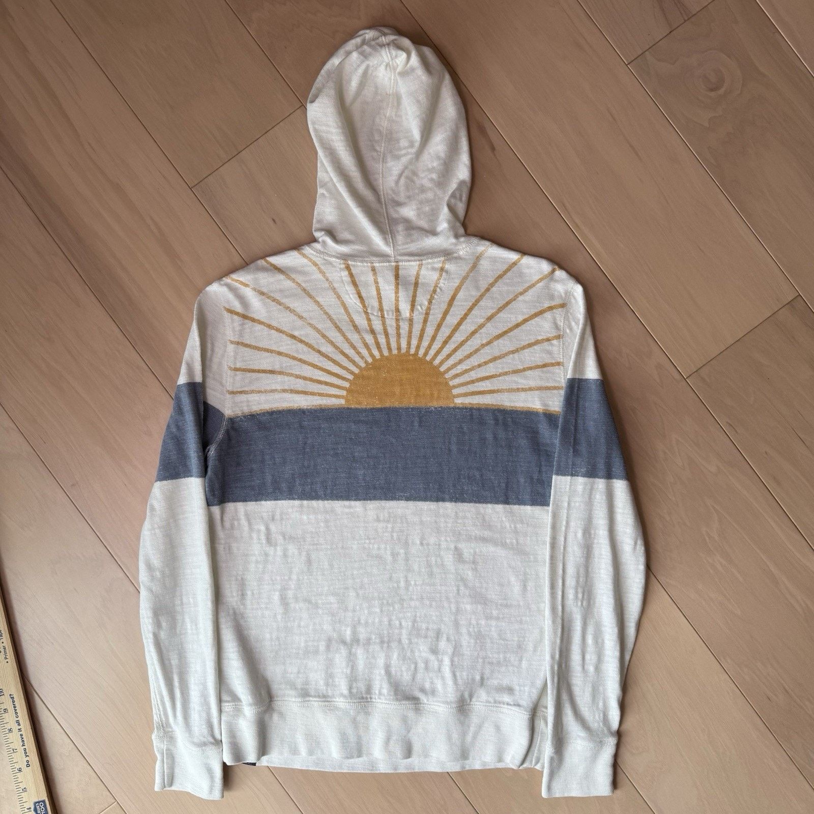 Faherty Faherty Sunwashed Sunray Organic Hoodie Medium White Cotton Size US M / EU 48-50 / 2 - 8 Thumbnail