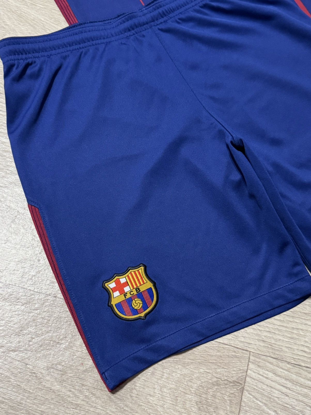 Nike 🔷Nike Barcelona 2017/18 Soccer Jersey and Shorts Set🔷 Size US S / EU 44-46 / 1 - 2 Thumbnail