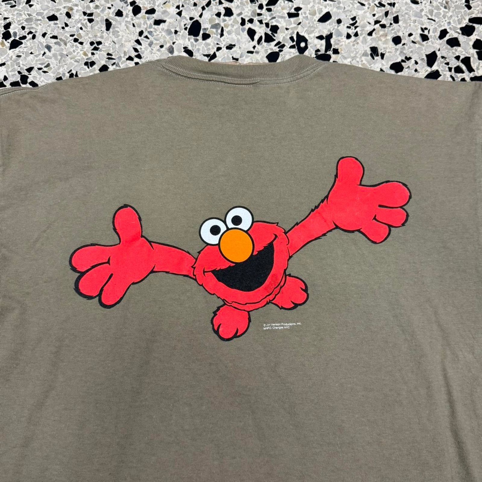 Changes × Vintage VINTAGE 90S CHANGES RAVE ECSTASY ELMO SINGLE STITCH TEE: Size US L / EU 52-54 / 3 - 4 Thumbnail