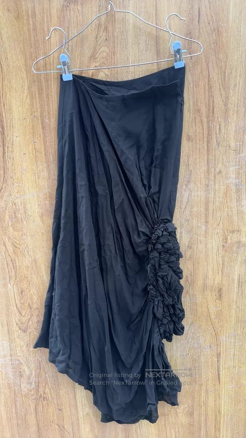 Other Yohji Yamamoto size 1 Black Irregular Skirt Size 24" / US 00 / IT 34 - 1 Thumbnail