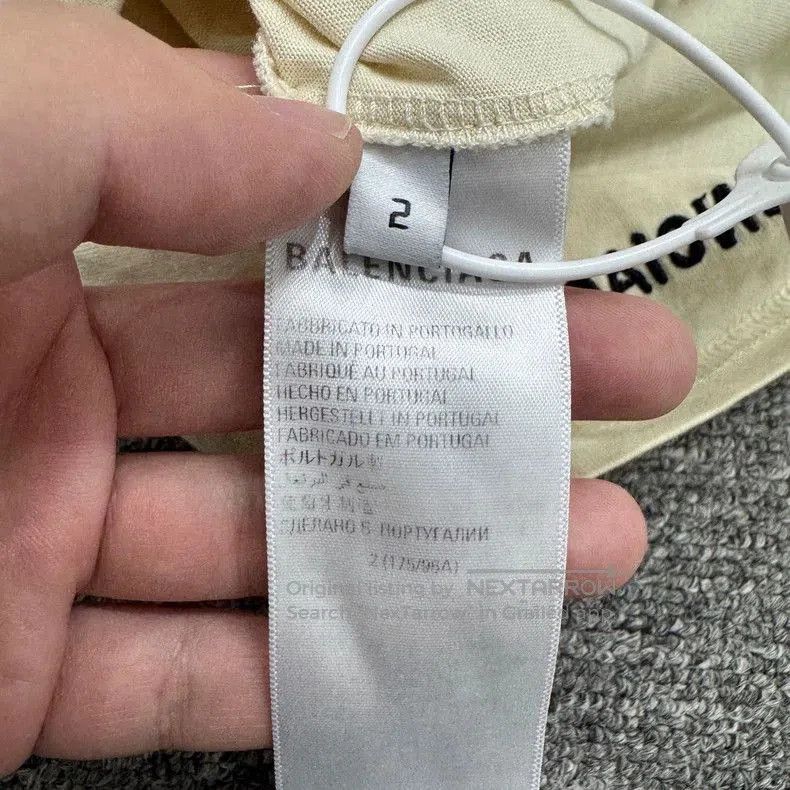 Balenciaga Balenciaga Embroidered Letter Short Sleeve. Size US L / EU 52-54 / 3 - 3 Thumbnail