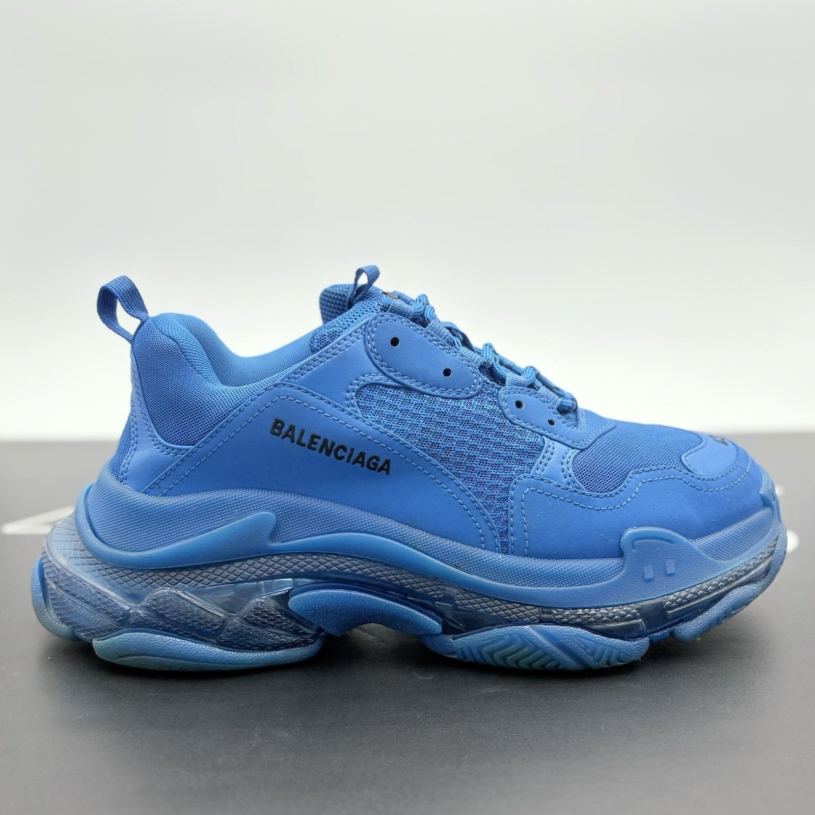 Balenciaga Balenciaga Triple S Clear Sole ' Blue ' | GREAT CONDITION! Size US 10 / EU 43 - 2 Thumbnail