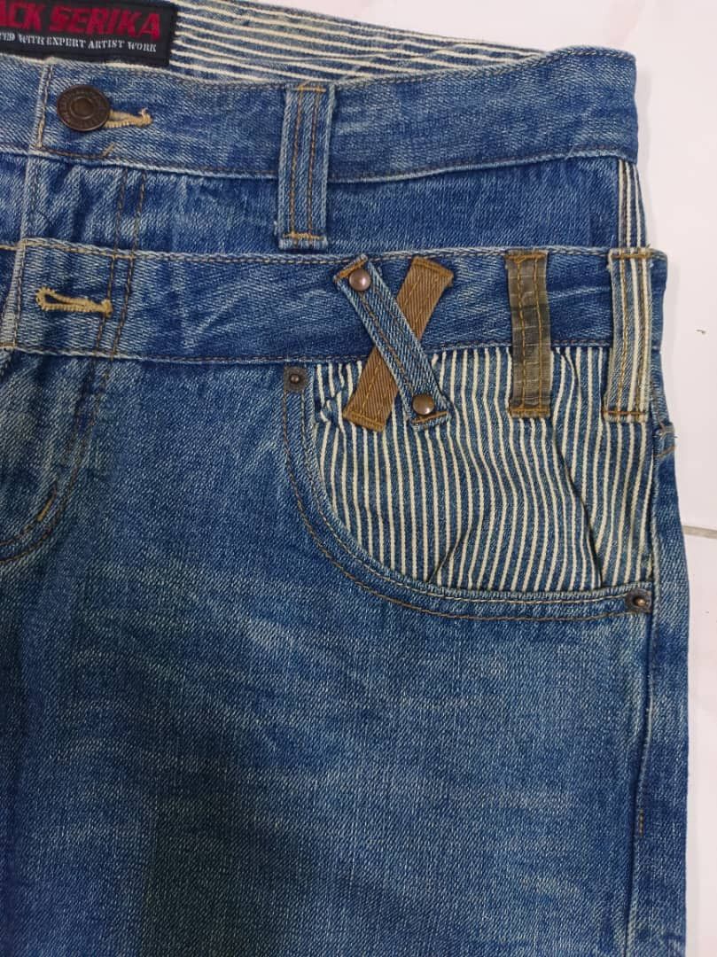If Six Was Nine × Japanese Brand Jack Serika Double Waist Jeans Punk Seditioneries Style Size US 32 / EU 48 - 7 Thumbnail