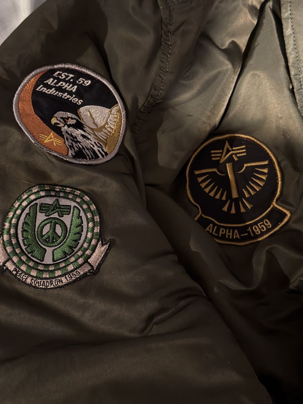 Alpha Industries Alpha industries bomber jacket 1959 patches 5xl Size US XXL / EU 58 / 5 - 3 Thumbnail