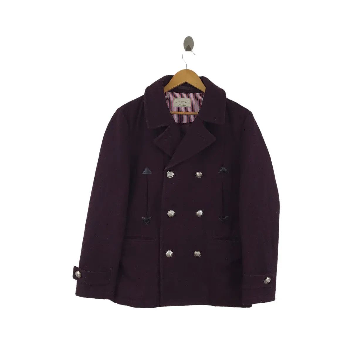 NANO universe Vintage NANO UNIVERSE JAPAN Double Breasted Peacoat Size L / US 10 / IT 46 - 1 Thumbnail