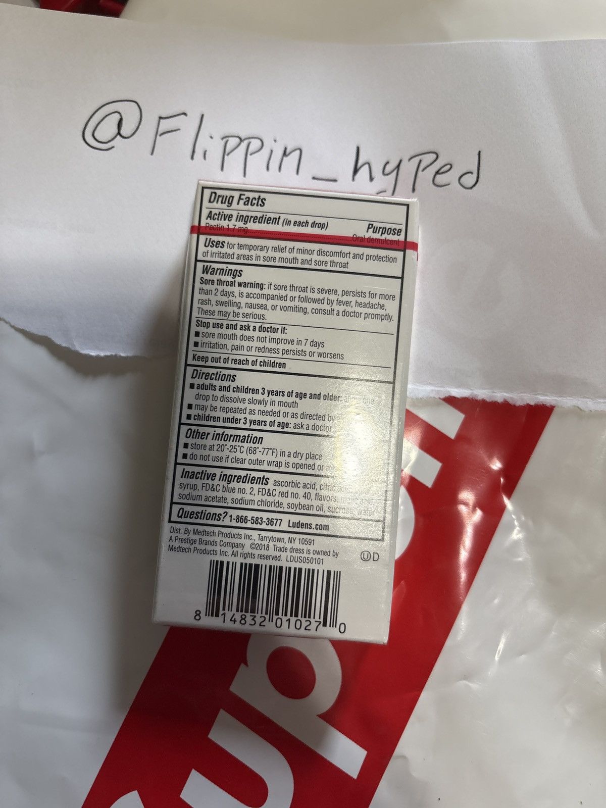 Supreme Supreme ludens Size ONE SIZE - 2 Thumbnail