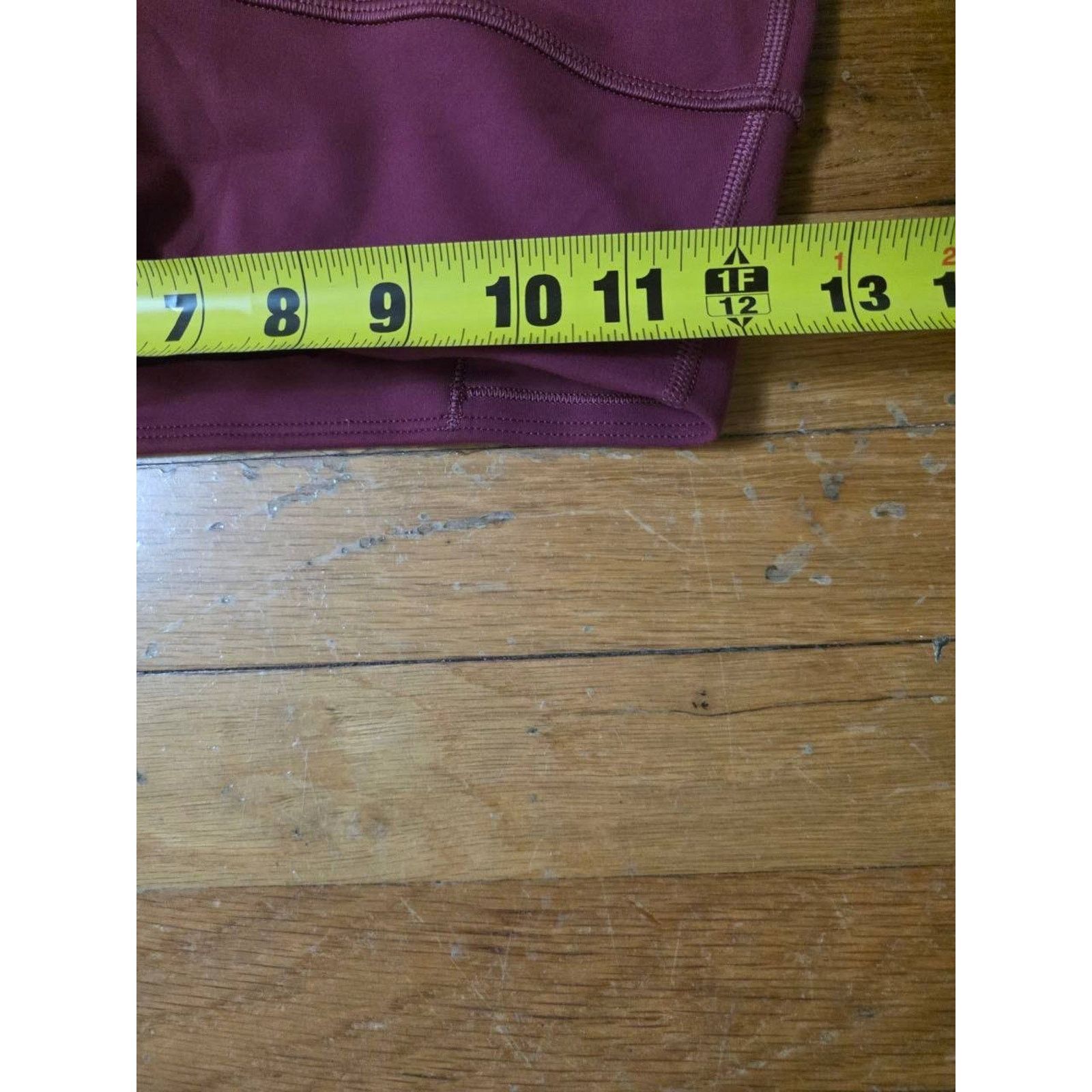 Peloton Peloton Move Mission Rib Insert Crop Leggings Purp M A001159 Size 22" - 8 Thumbnail