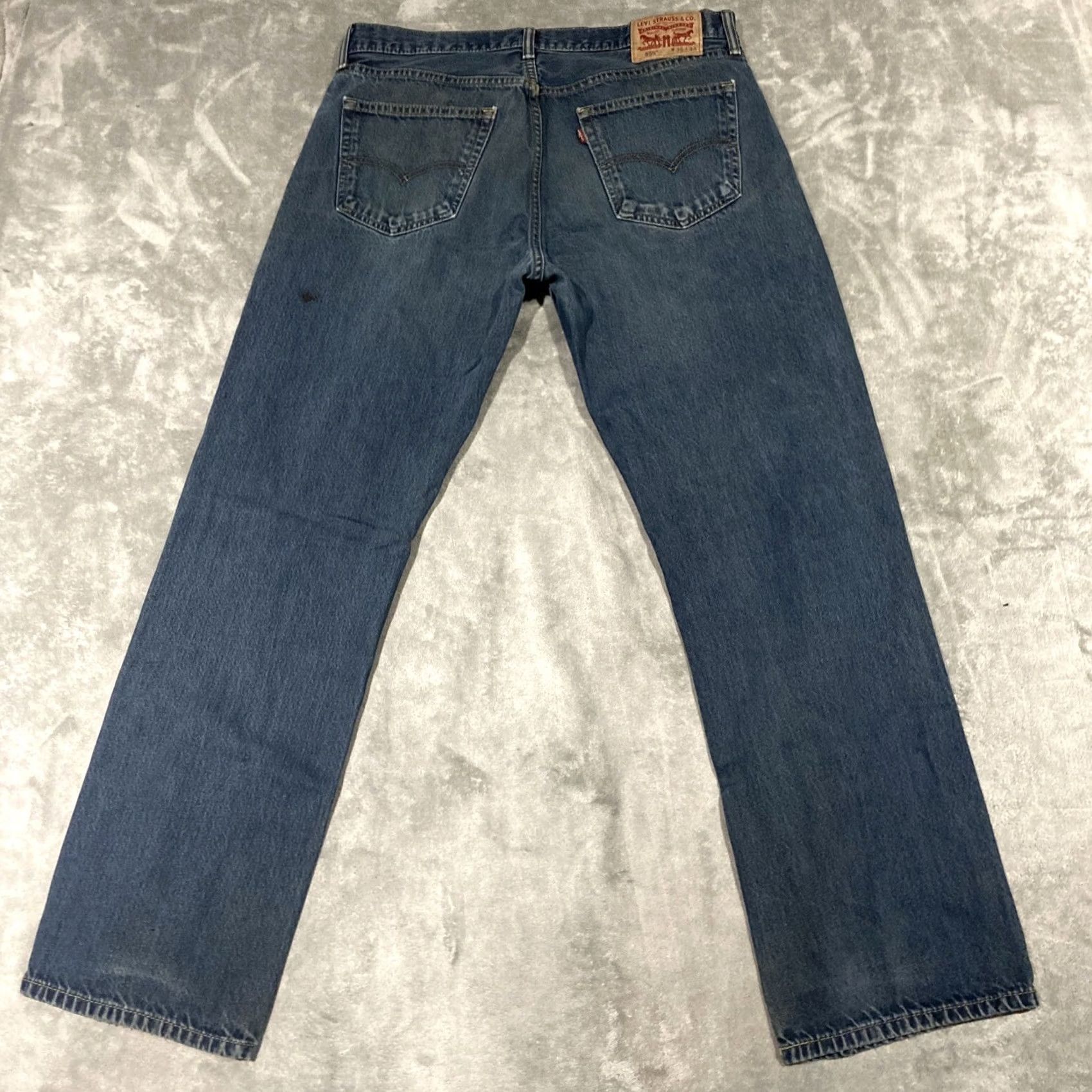 Levi's Levi's 559 Jeans Mens 36x33 Relaxed Fit Straight Leg Medium Wash Blue Denim Jeans Size US 36 / EU 52 - 6 Thumbnail