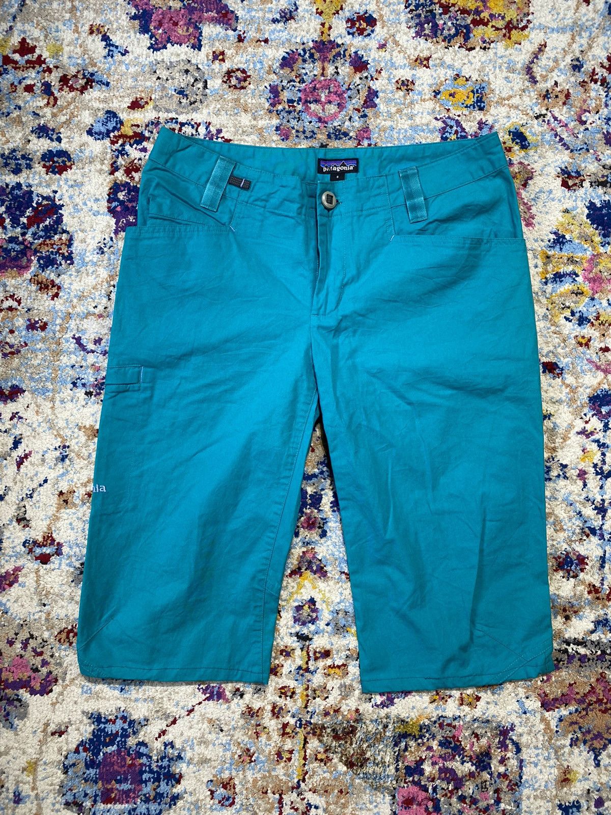 Patagonia Patagonia Climbing Hiking Rock Venga Turqoise Shorts Size US 32 / EU 48 - 1 Thumbnail
