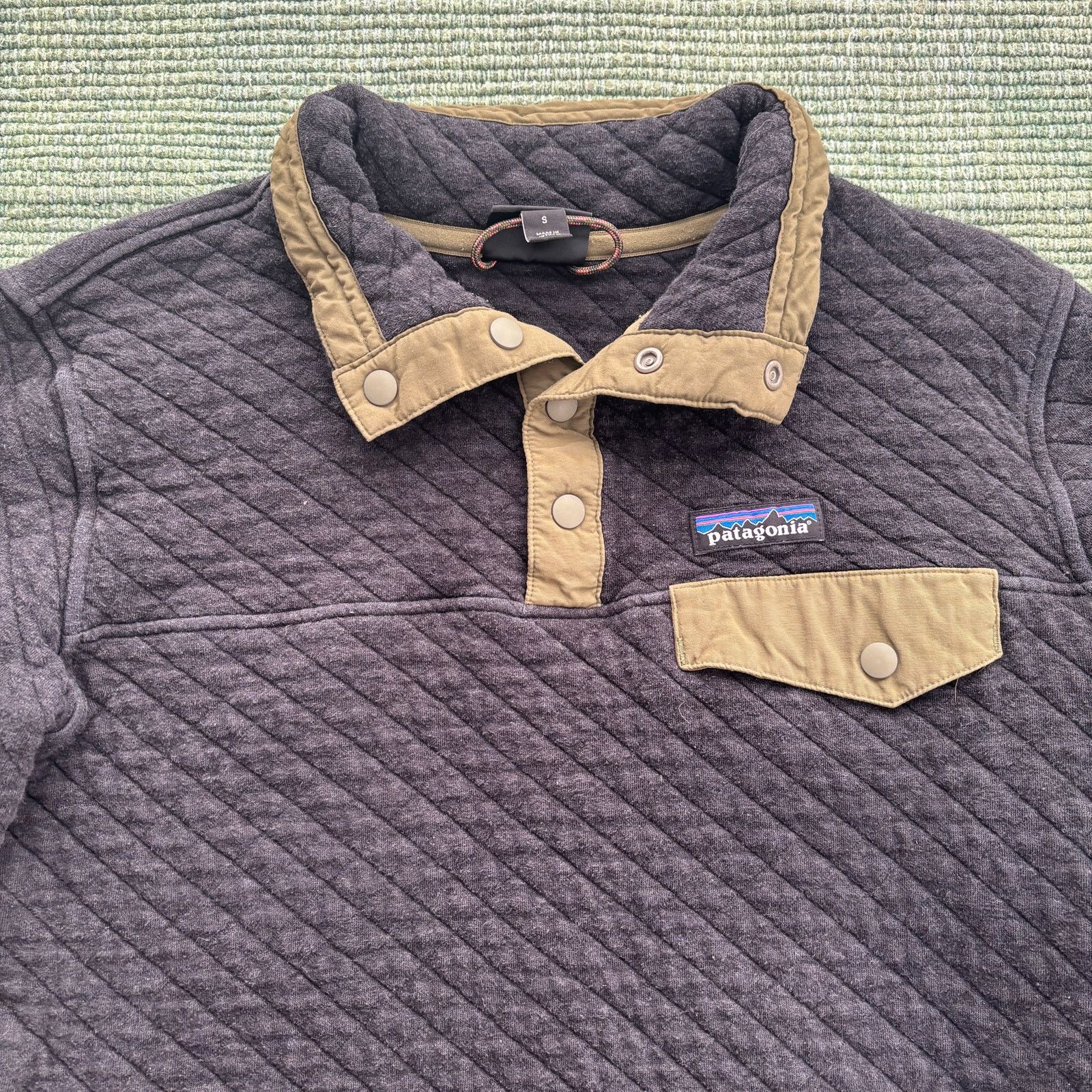 Patagonia Womens organic cotton quilt snap-t pullover gray size S Size S / US 4 / IT 40 - 2 Thumbnail