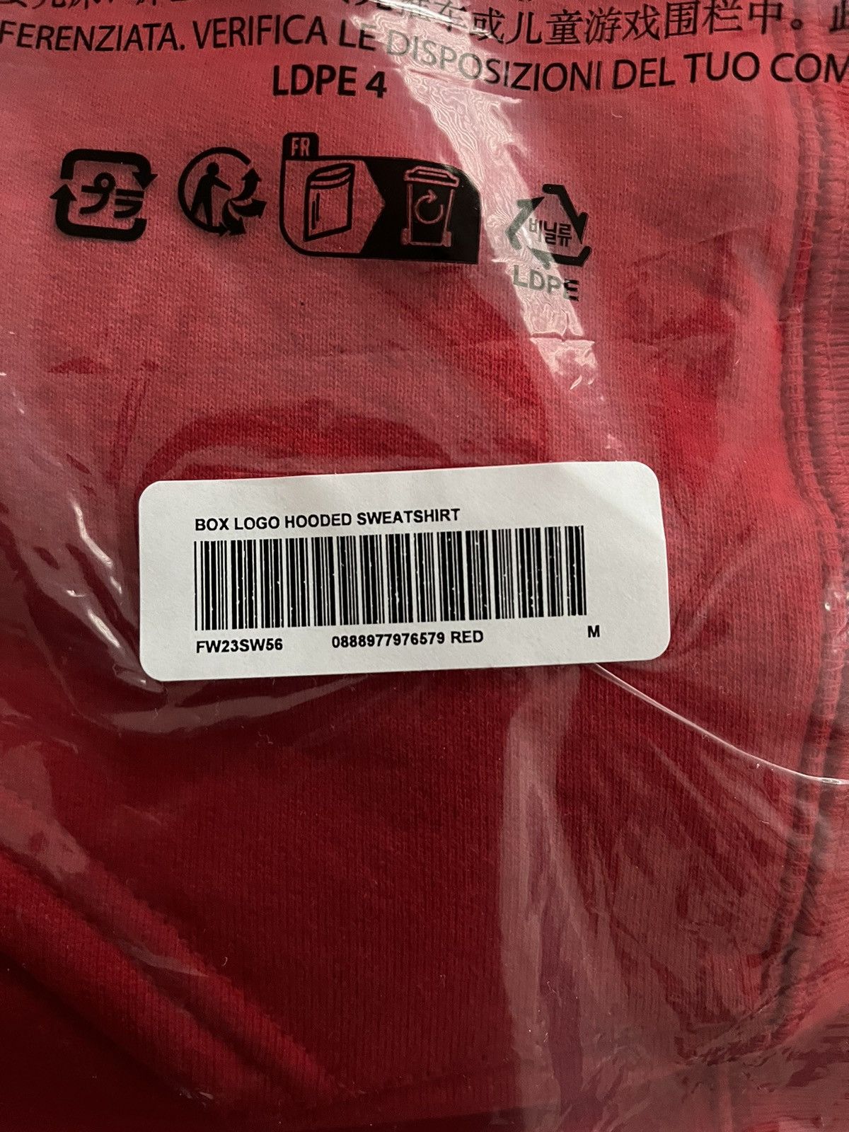 Supreme Supreme Box Logo Hoodie Red Sz M - BRAND NEW Size US M / EU 48-50 / 2 - 3 Thumbnail