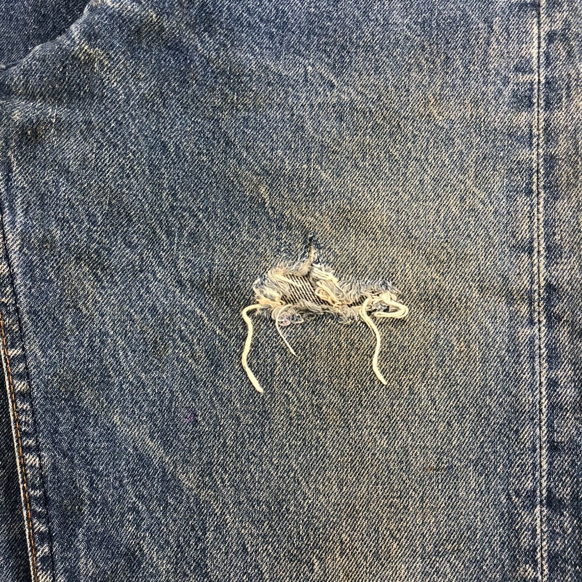 Levi's × Levi's Vintage Clothing 🇺🇸70’s Vintage Levis 501 29x32 Straight Leg Distressed Jeans Size US 29 - 6 Thumbnail