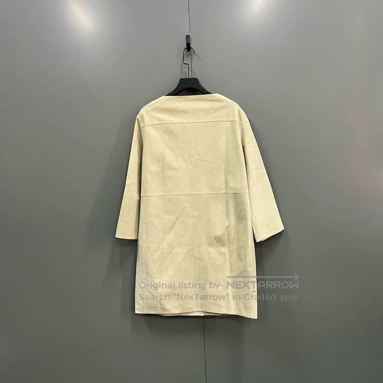 Hermes Hermes Showpiece beige leather coat Size XXS / US 00 / IT 34 - 2 Thumbnail
