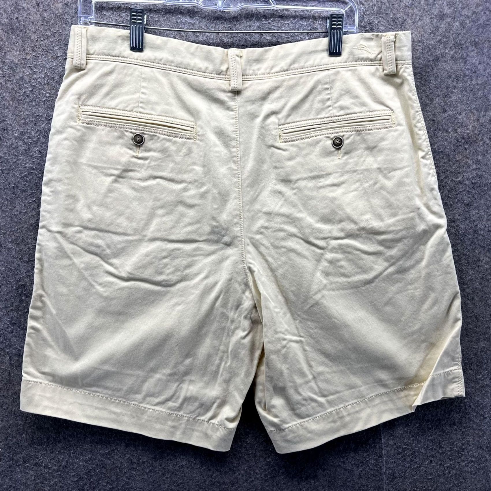 Tommy Bahama Tommy Bahama Shorts Mens 33 Beige Stretch Chino Flat Front Casual 10 Inseam Mens 33 Beige Stretch Chino Flat Front Casual 10 Inseam Size US 33 - 7 Thumbnail
