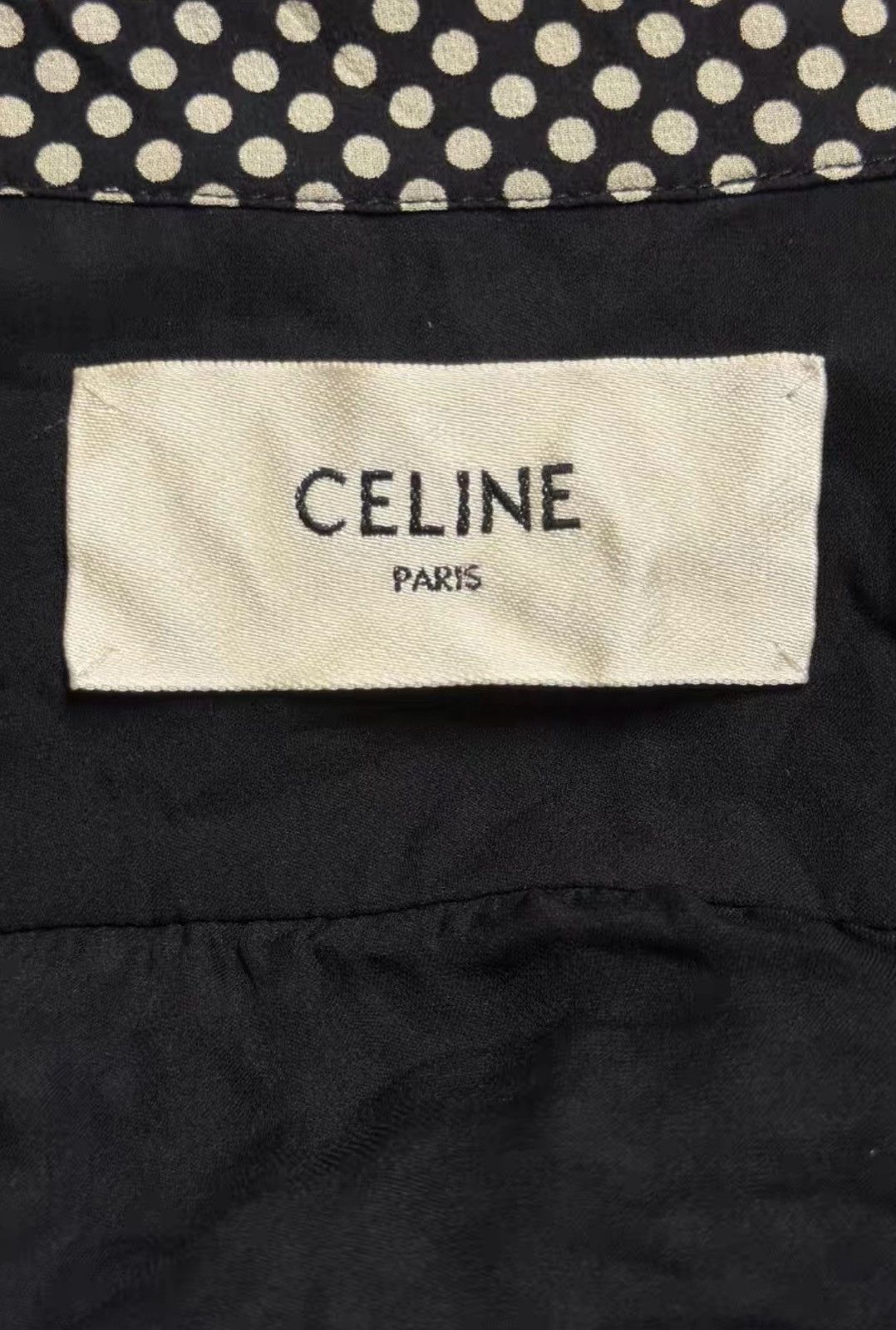 Celine Celine Black & White Polka Dot Mulberry Silk Dress Size S / US 4 / IT 40 - 8 Thumbnail