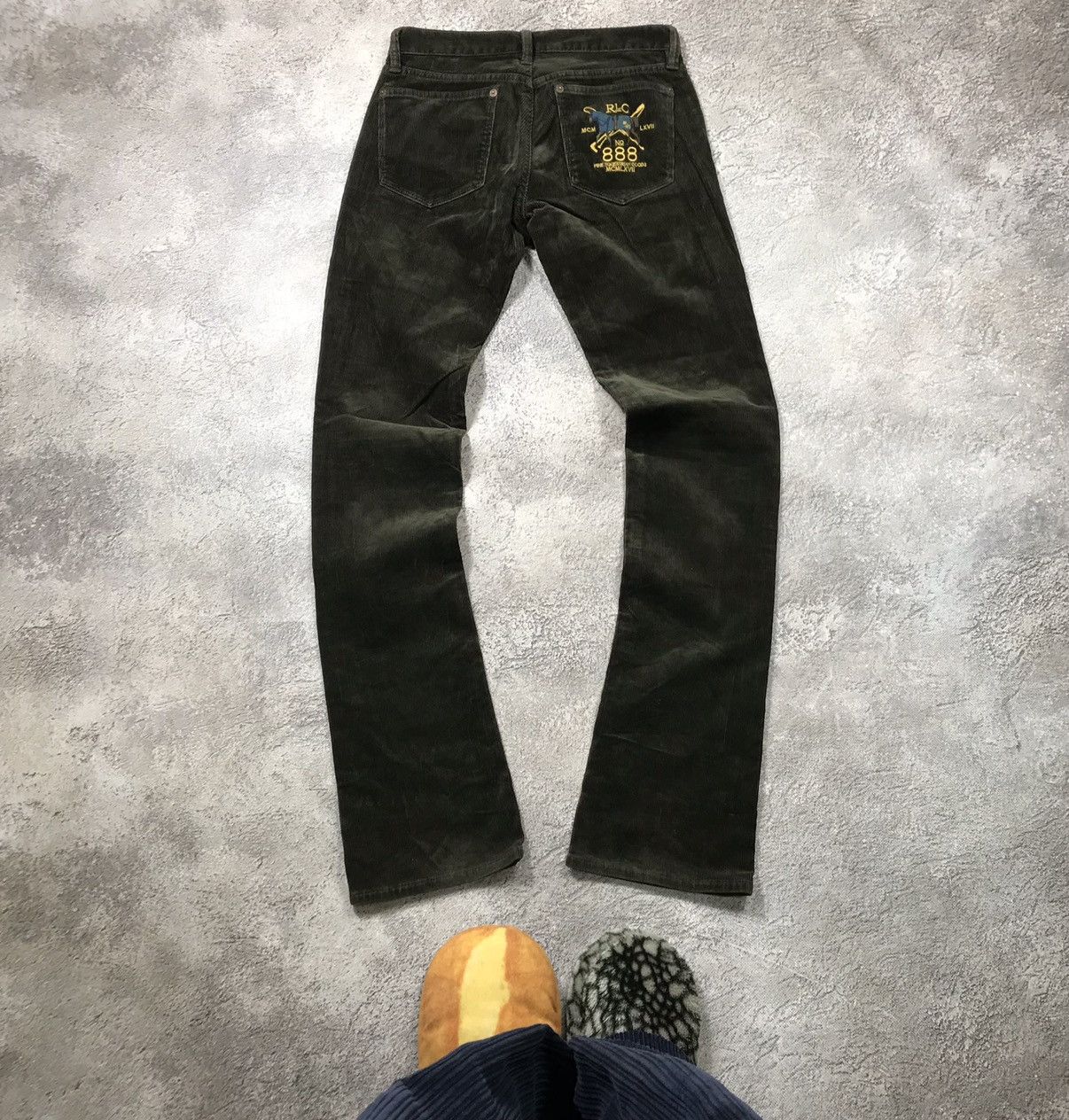 Vintage Vintage Y2K Low Rise Baggy Velvet Pants Grunge Swag Faded 26 Size 26" / US 2 / IT 38 - 6 Thumbnail