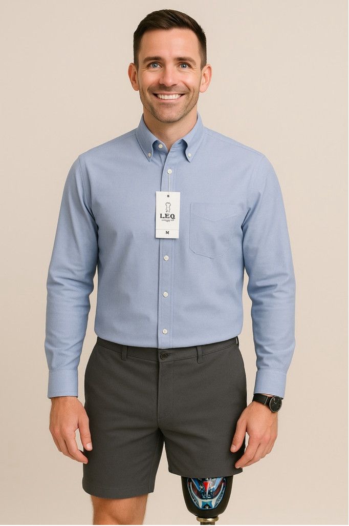 L.O.G.G. Classic Blue Oxford -New with Tags Modeled by the Owner Size US M / EU 48-50 / 2 - 1 Thumbnail