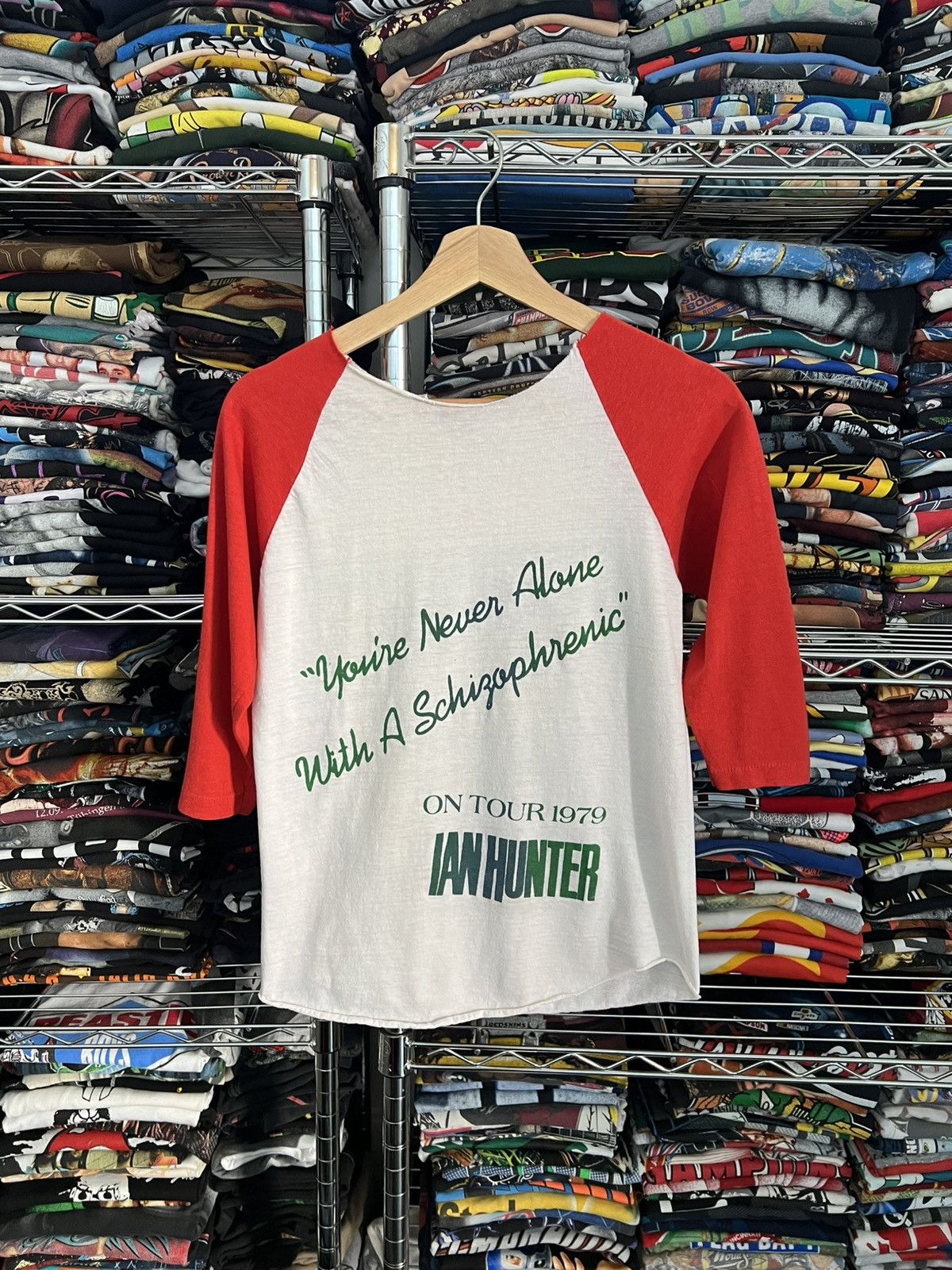 Band Tees 1979 Ian Hunter You’re Never Alone With Schizophrenic 70s Size US S / EU 44-46 / 1 - 2 Thumbnail