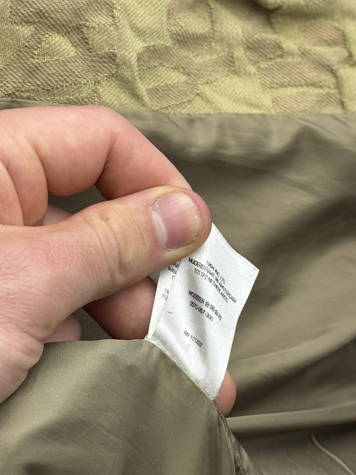 Supreme 🇺🇸 Supreme SS22 Fat Tip Jacquard Denim Puffer Jacket Olive Size US M / EU 48-50 / 2 - 9 Thumbnail