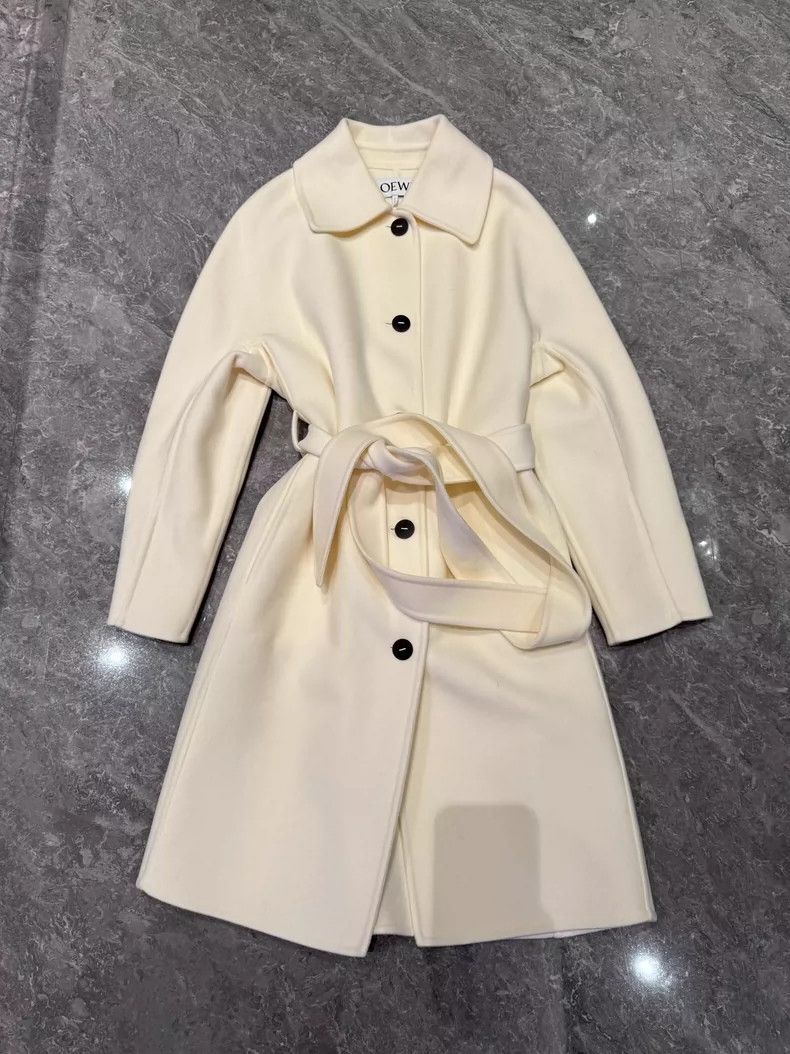 Loewe Loewe Cashmere coat Size XXS / US 00 / IT 34 - 1 Thumbnail