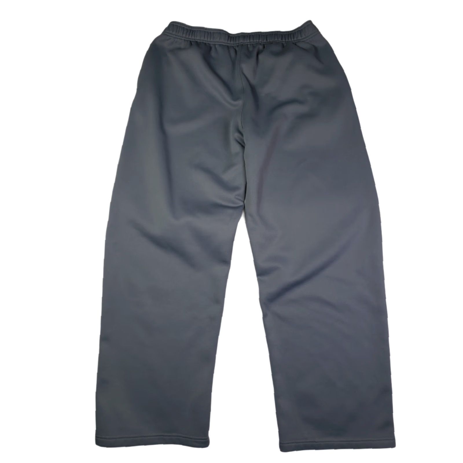 Adidas Adidas Grey Jogger Zippered Pants L 31x28 Men MEDIUM Regular Fit Drawstring 100% Polyester Sports Activewear Size US 31 - 3 Thumbnail