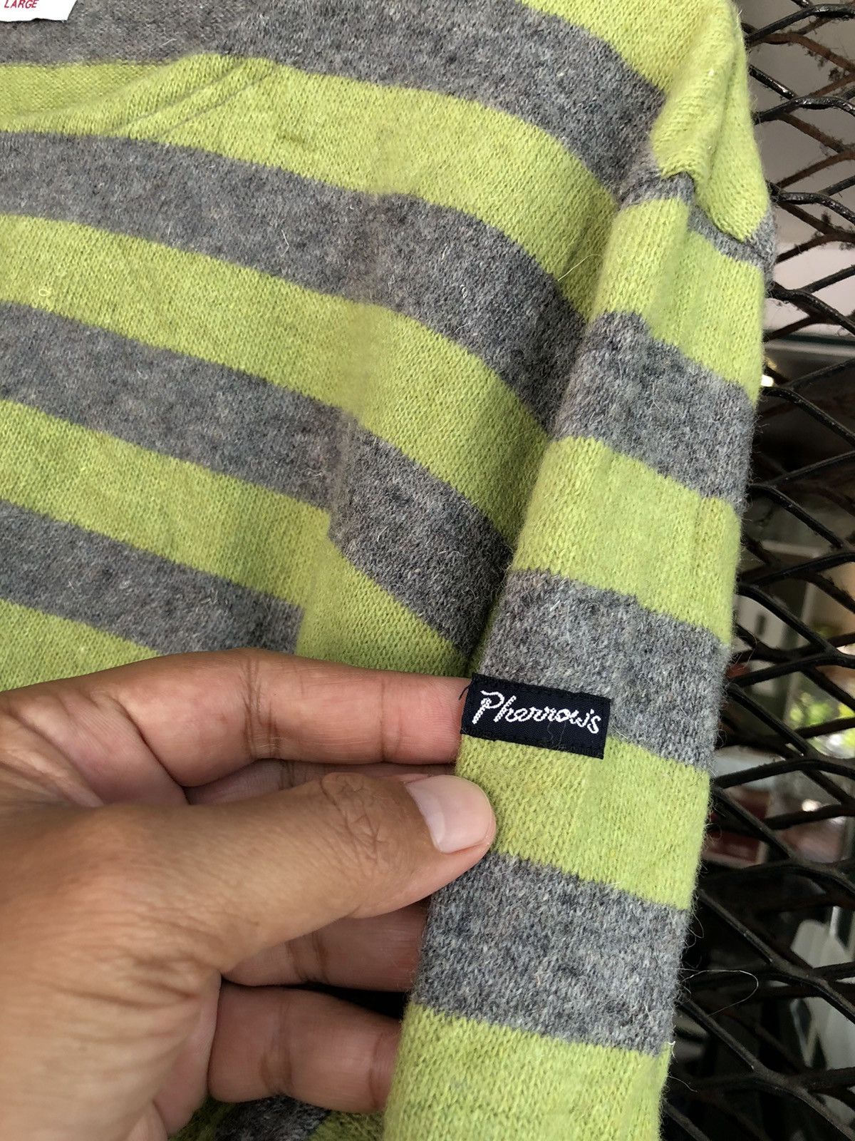 Japanese Brand × Pherrow's JAPANESE PHERROWS KNIT STRIPPED GRUNGE STYLE Size US L / EU 52-54 / 3 - 3 Thumbnail