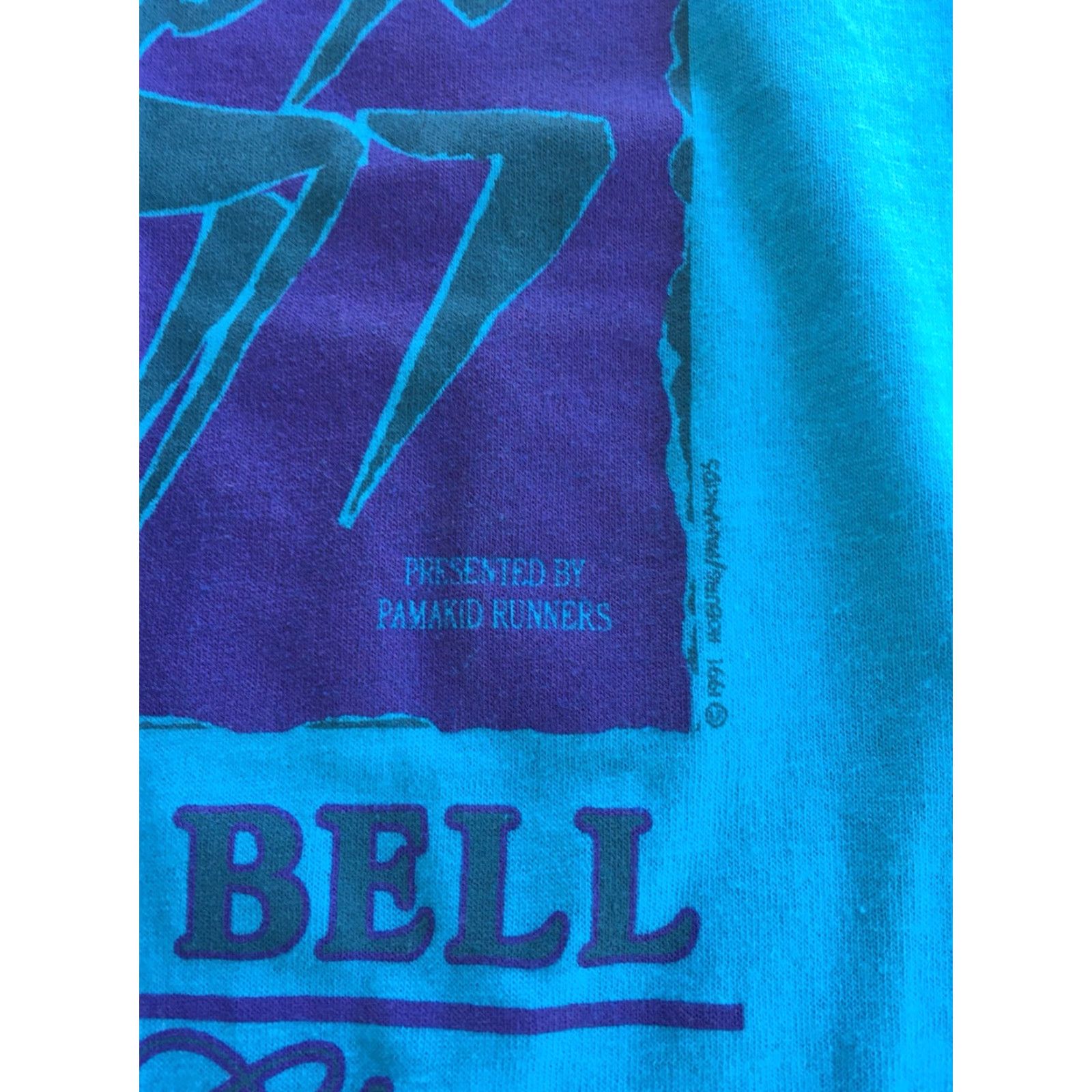 Vintage VINTAGE Screen Stars San Francisco Tank Top Women’s M Bonnie Bell 1991 Turquoise Blue Sleeveless 50/50 Cotton Polyester Tank Top Mens? No, Women. Size M / US 6-8 / IT 42-44 - 4 Thumbnail