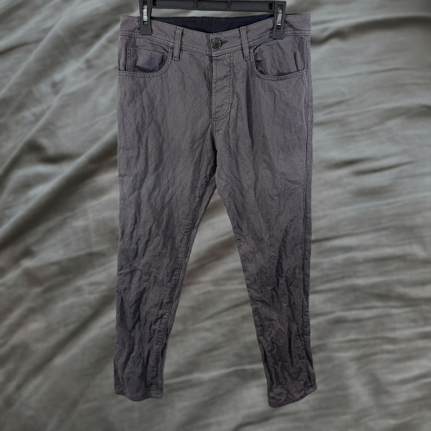 James Perse James Perse Pants Mens 30 Cotton Metal Twill 5 Pocket Buttonfly Italian Fabric Chino Gray 5-pocket Mens Size US 30 / EU 46 - 1 Thumbnail