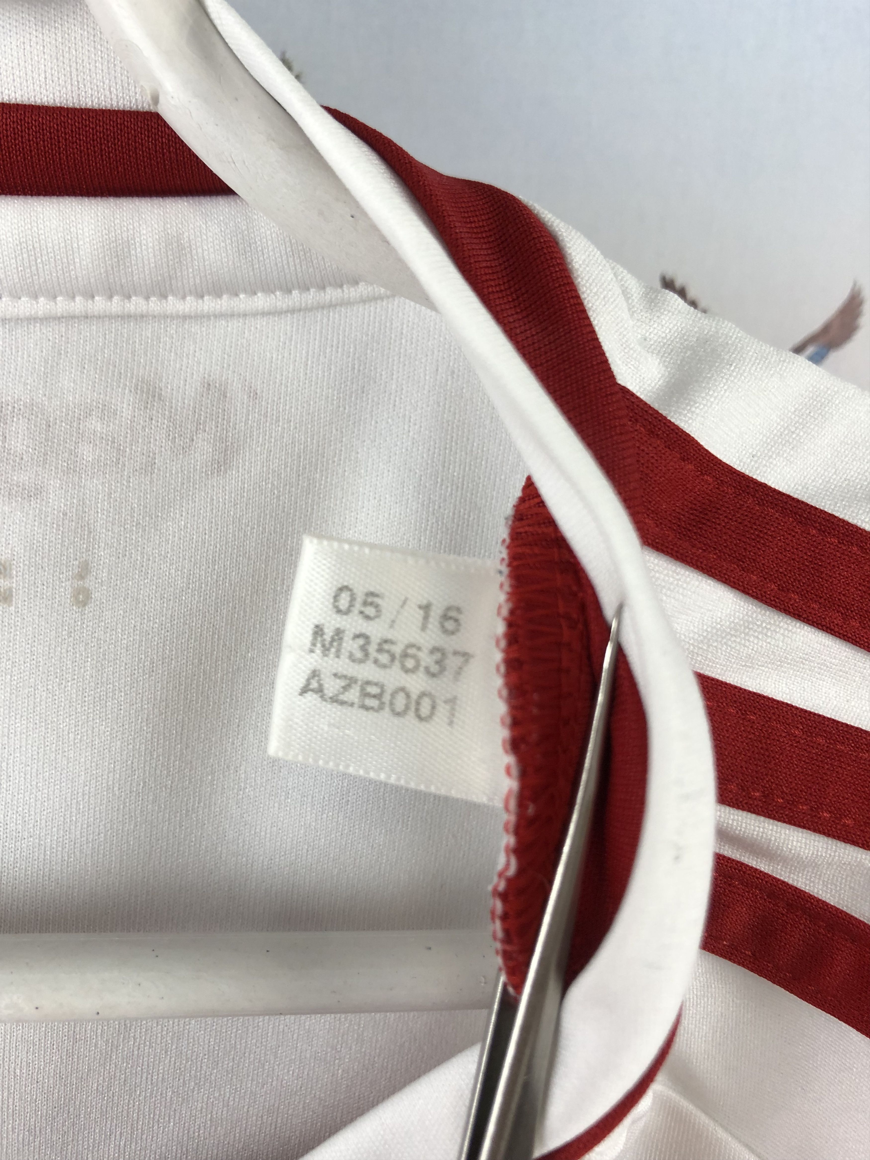 Adidas Hungary football shirt 2016 Soccer Jersey National Team Rare Size US M / EU 48-50 / 2 - 9 Thumbnail