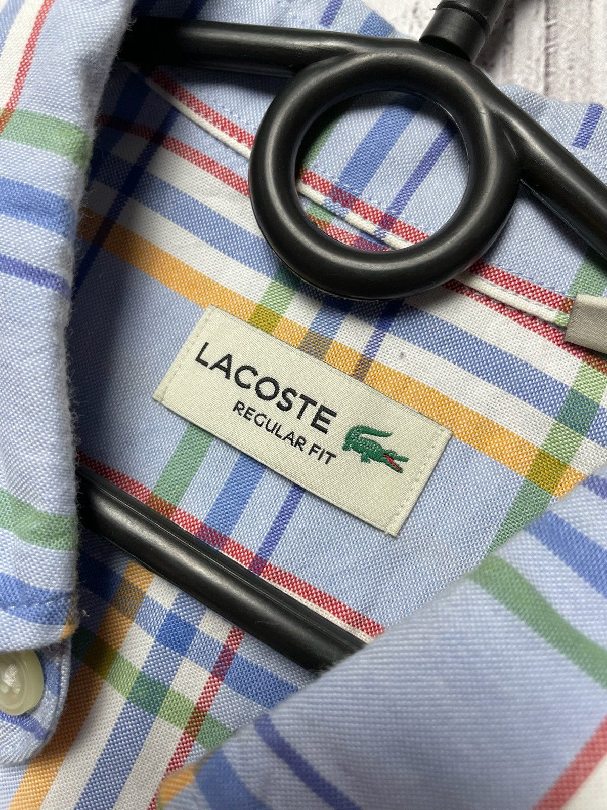 Lacoste Lacoste plaid shirt size S small rare short sleeve Size US S / EU 44-46 / 1 - 2 Thumbnail