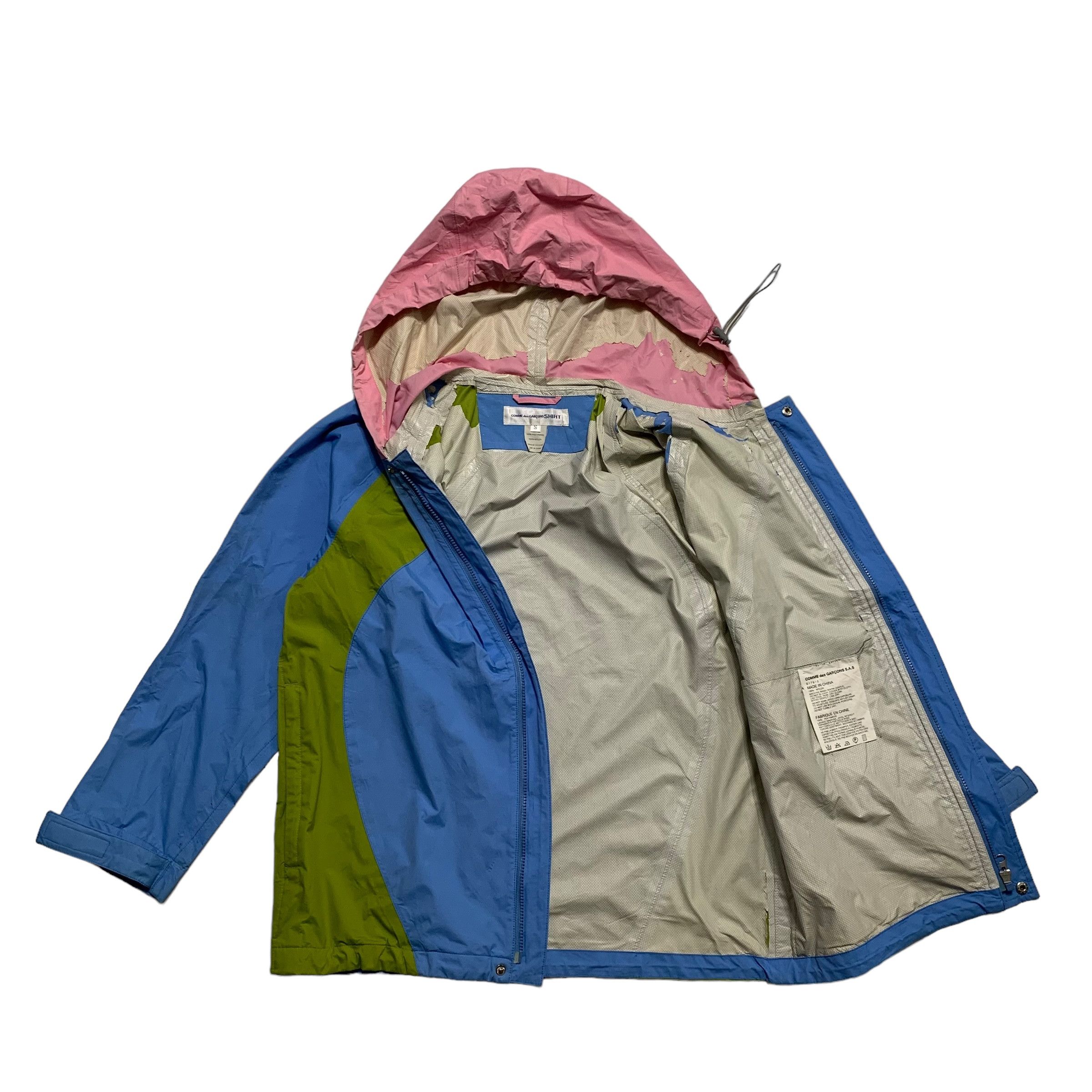 Comme des Garcons Comme Des Garcons Shirt Color Block Nylon Jacket Size S / US 4 / IT 40 - 5 Thumbnail