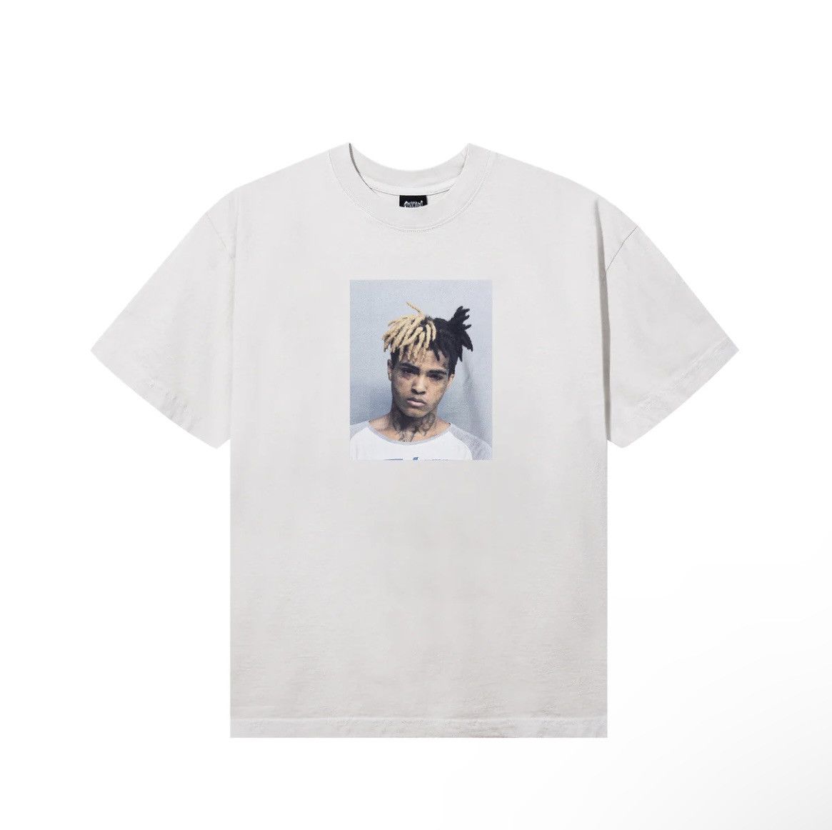 image of Bad x Revenge Xxxtentacion Revenge Mugshot Tee in White, Men's (Size Small)