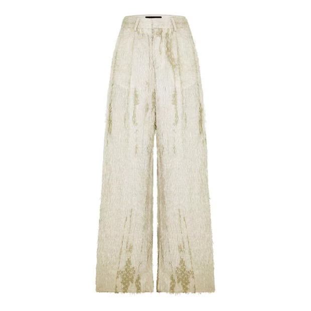 Amiri o1g2r1mq0824 Trousers in Cream Size 27" / US 4 / IT 40 - 1 Thumbnail