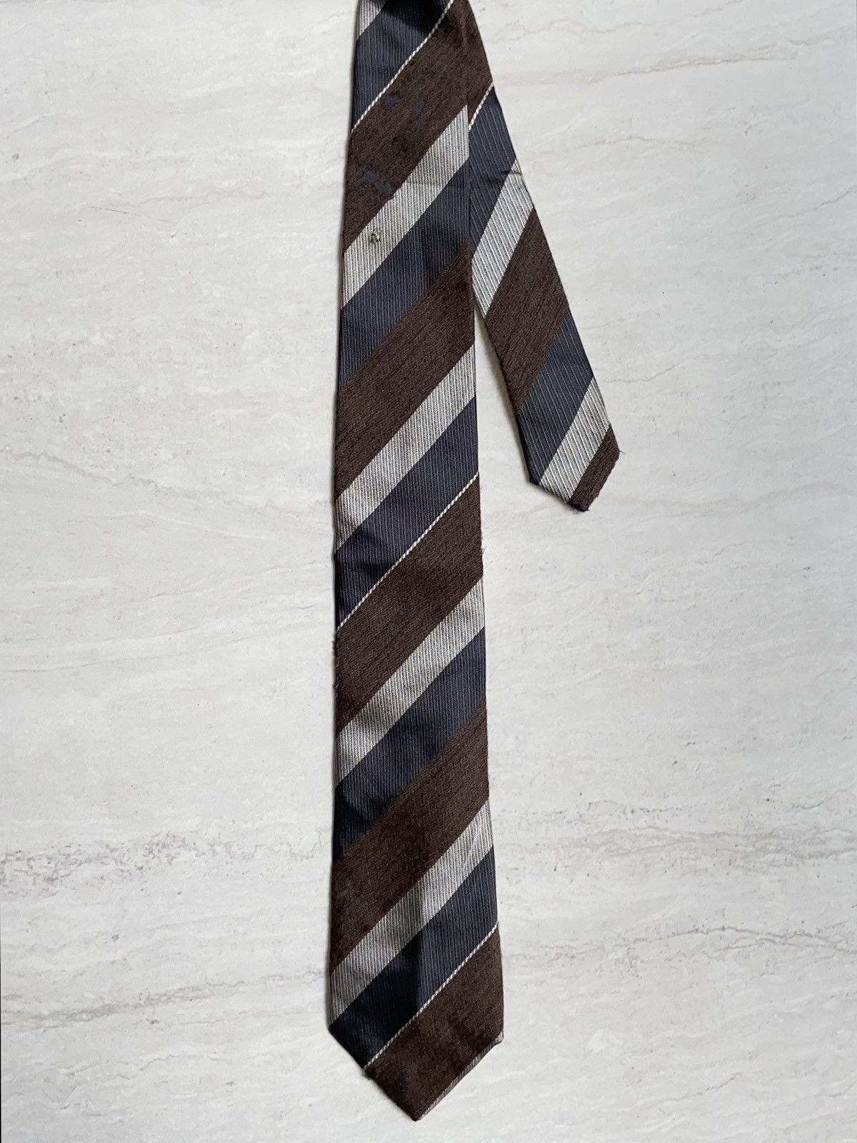 Issey Miyake IM Issey Miyake Striped Tie Size ONE SIZE - 9 Thumbnail