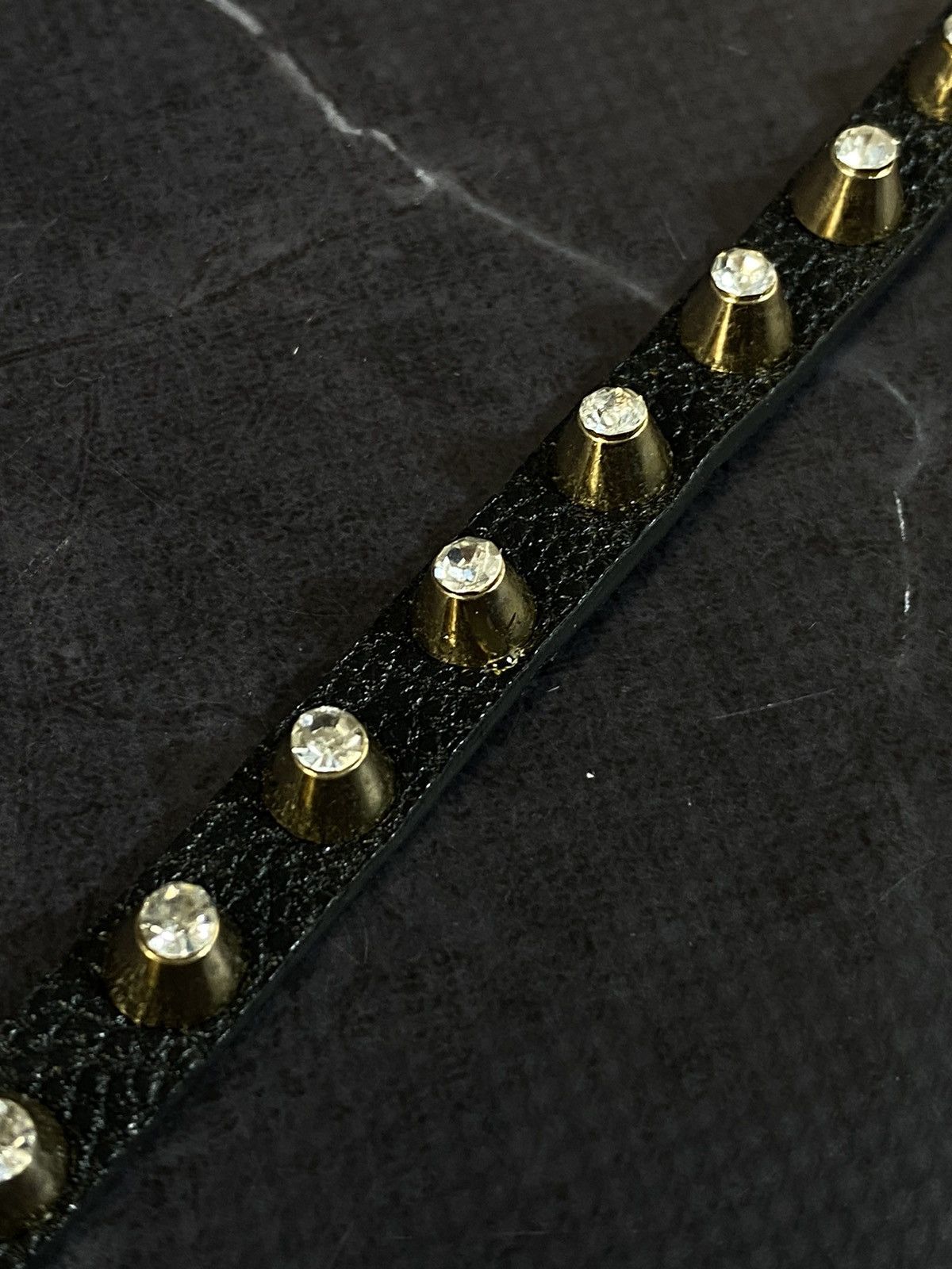 Jewelry × Vintage Extreme Dual Wrap Studded Black Strap Watch Japanese Brand Size ONE SIZE - 9 Thumbnail