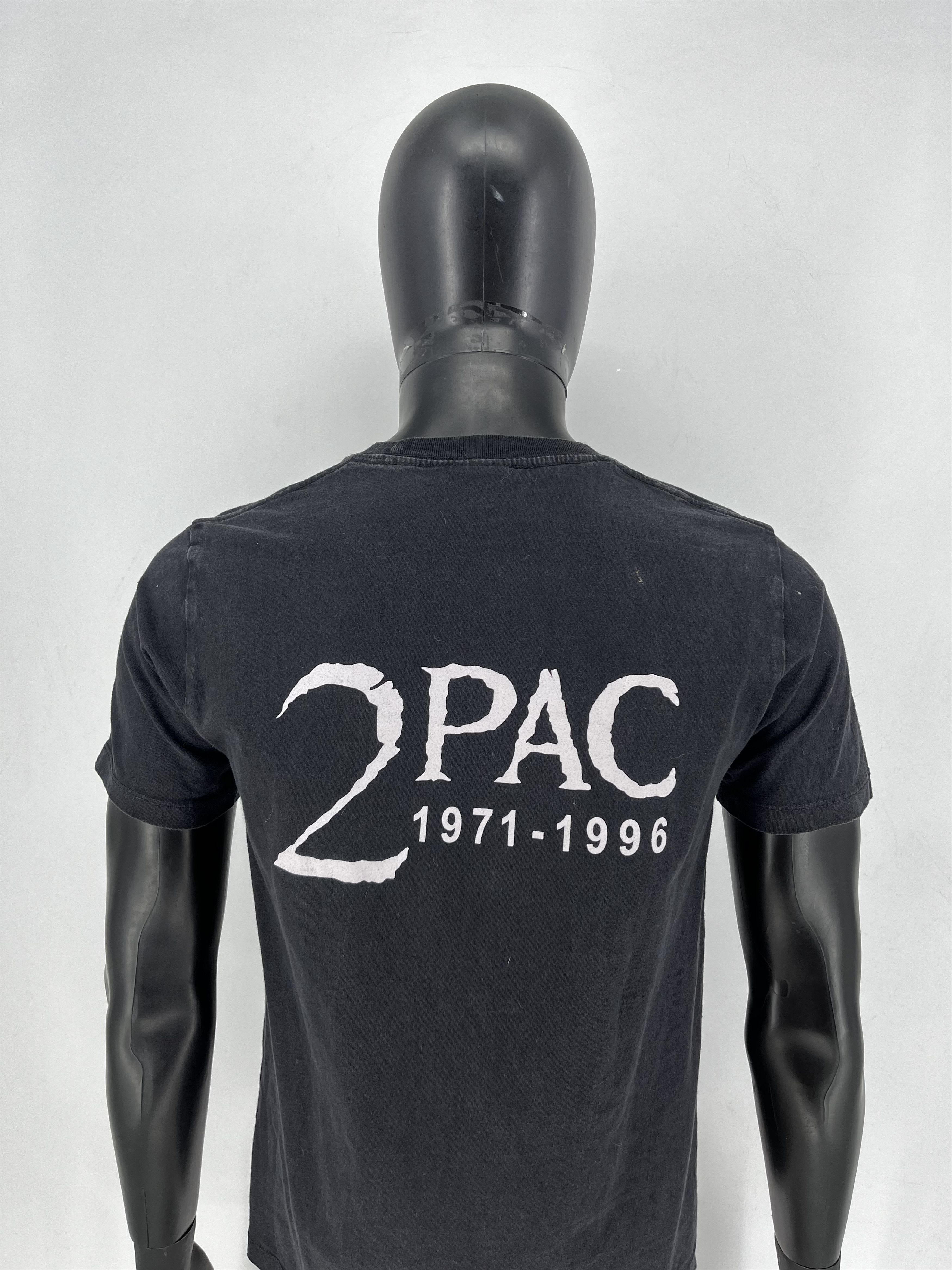 Band Tees Vintage 2Pac Tupac Shakur 1996 Men’s Black Double Sided Sz M Size US M / EU 48-50 / 2 - 10 Thumbnail