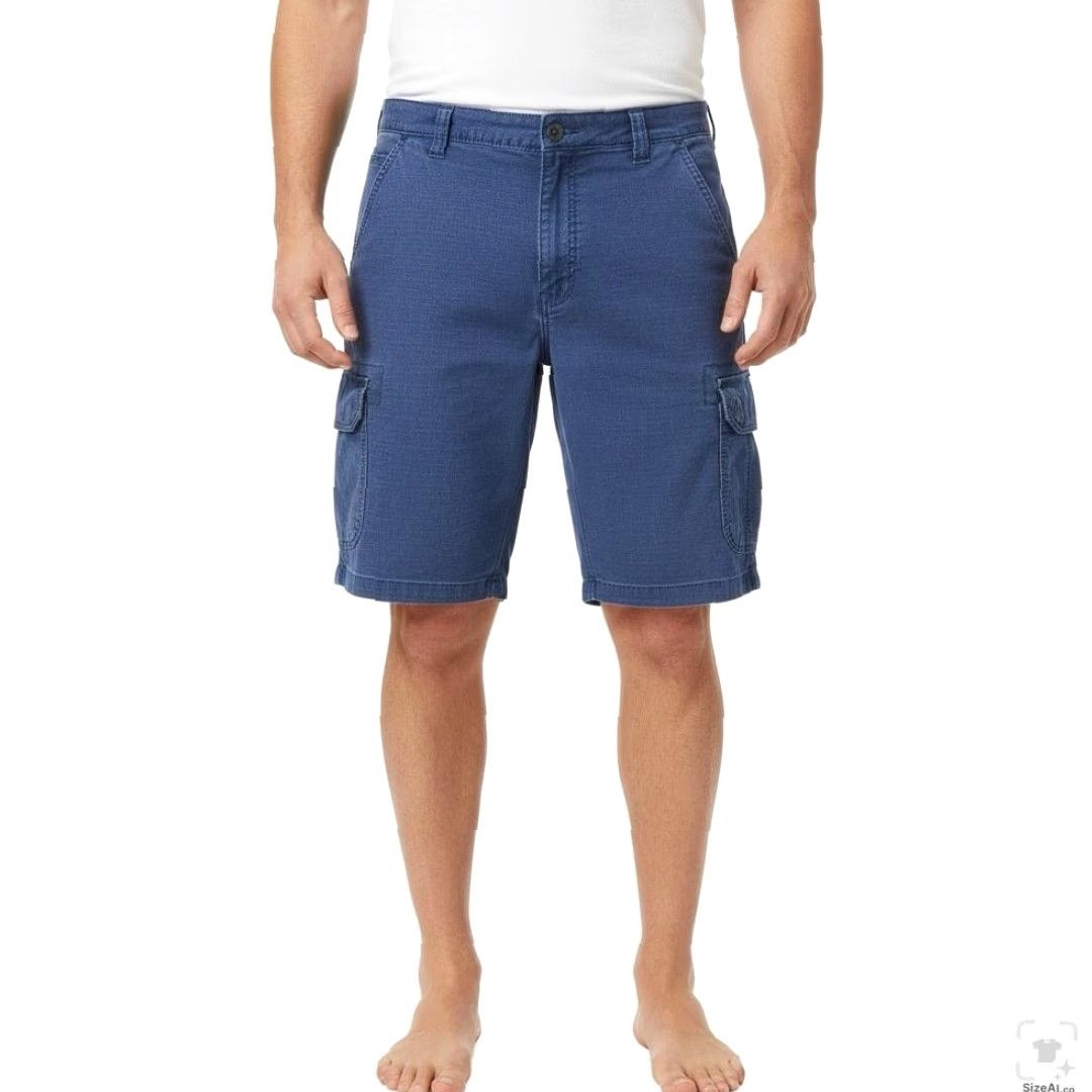 Carhartt Carhartt Shorts Mens 46 Blue Cargo Relaxed Fit 8 Inseam Canvas Pockets Size US 30 / EU 46 - 4 Thumbnail