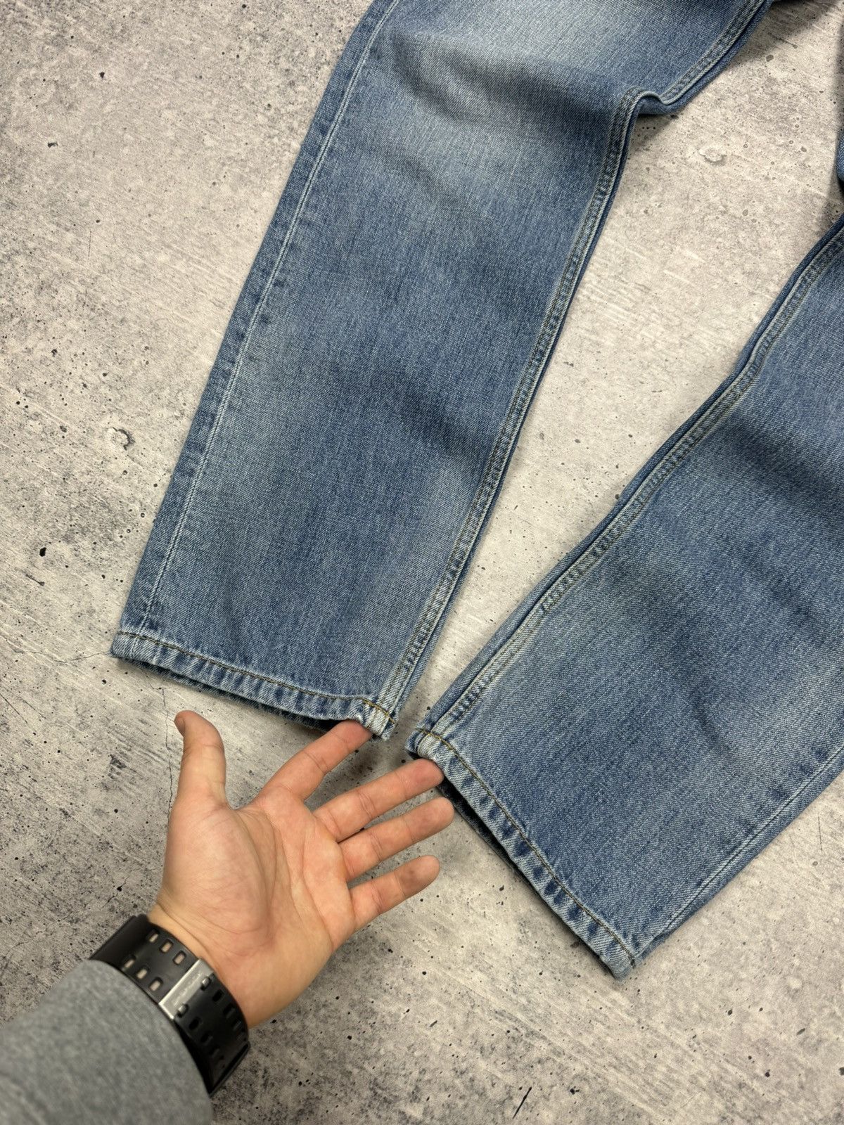 Carhartt Vintage Carhartt WIP Marlow Pant Stonewashed Denim Jeans Size US 29 - 5 Thumbnail