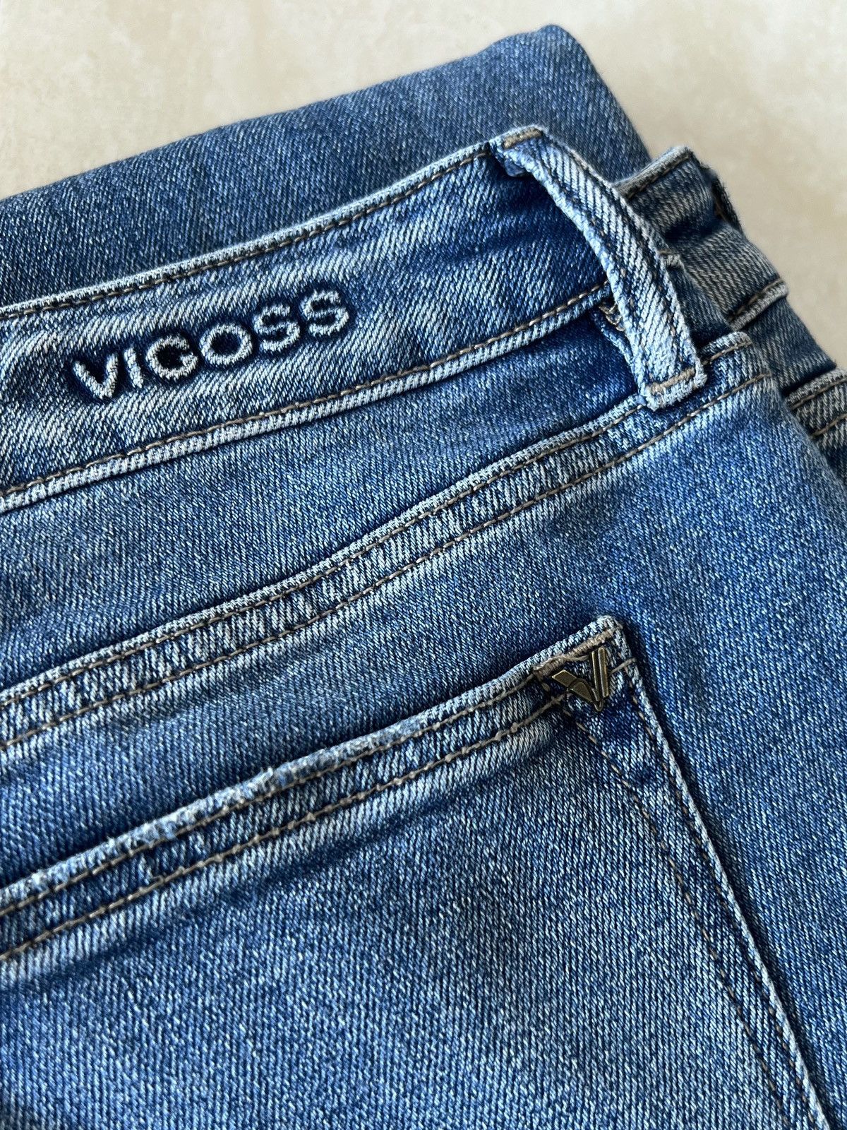 Vintage VIGOSS FLARED JEANS Like Kendrick Lamar Style Size US 32 / EU 48 - 5 Thumbnail