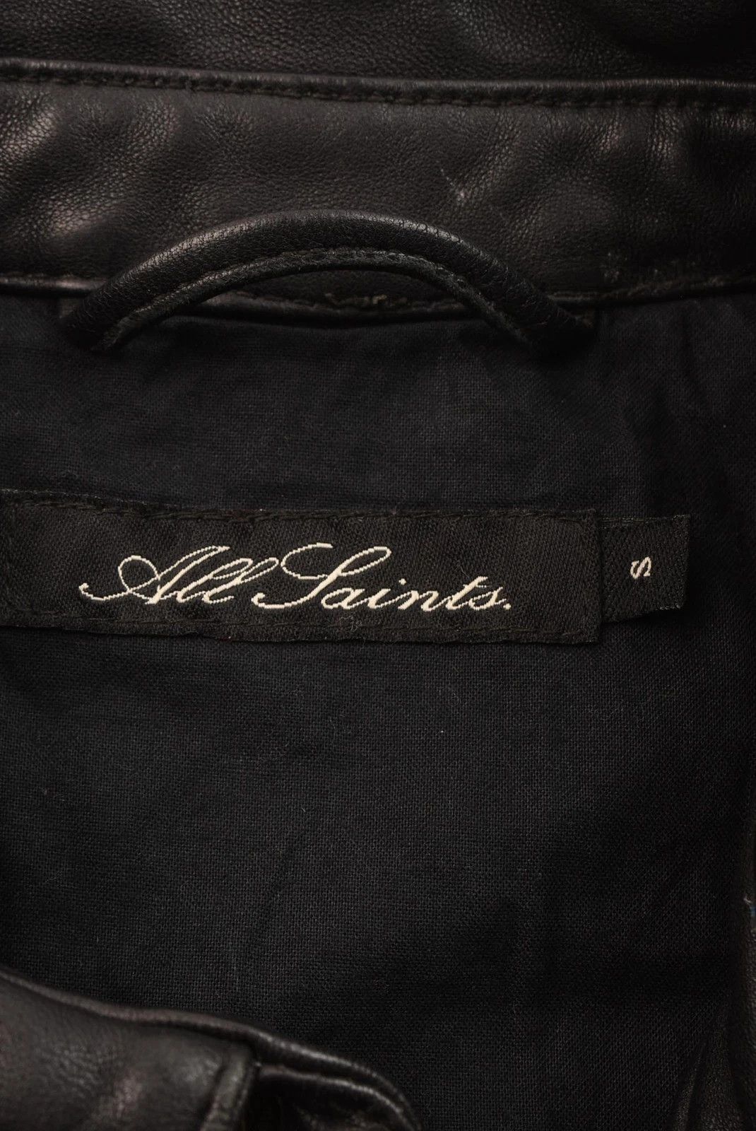 Allsaints All Saints Stearn Jacket Genuine Leather Bomber Black Size M Size US M / EU 48-50 / 2 - 3 Thumbnail